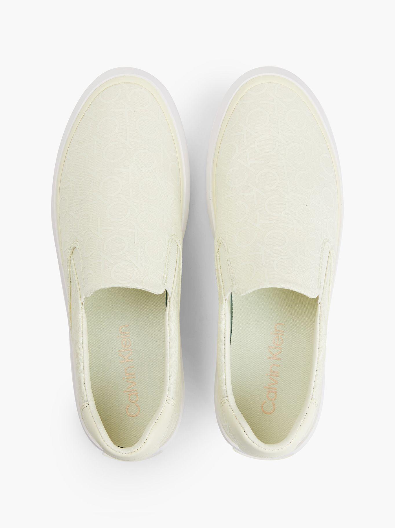 Zapatilla Slip-On Plimsolls Amarillo Calvin Klein-2