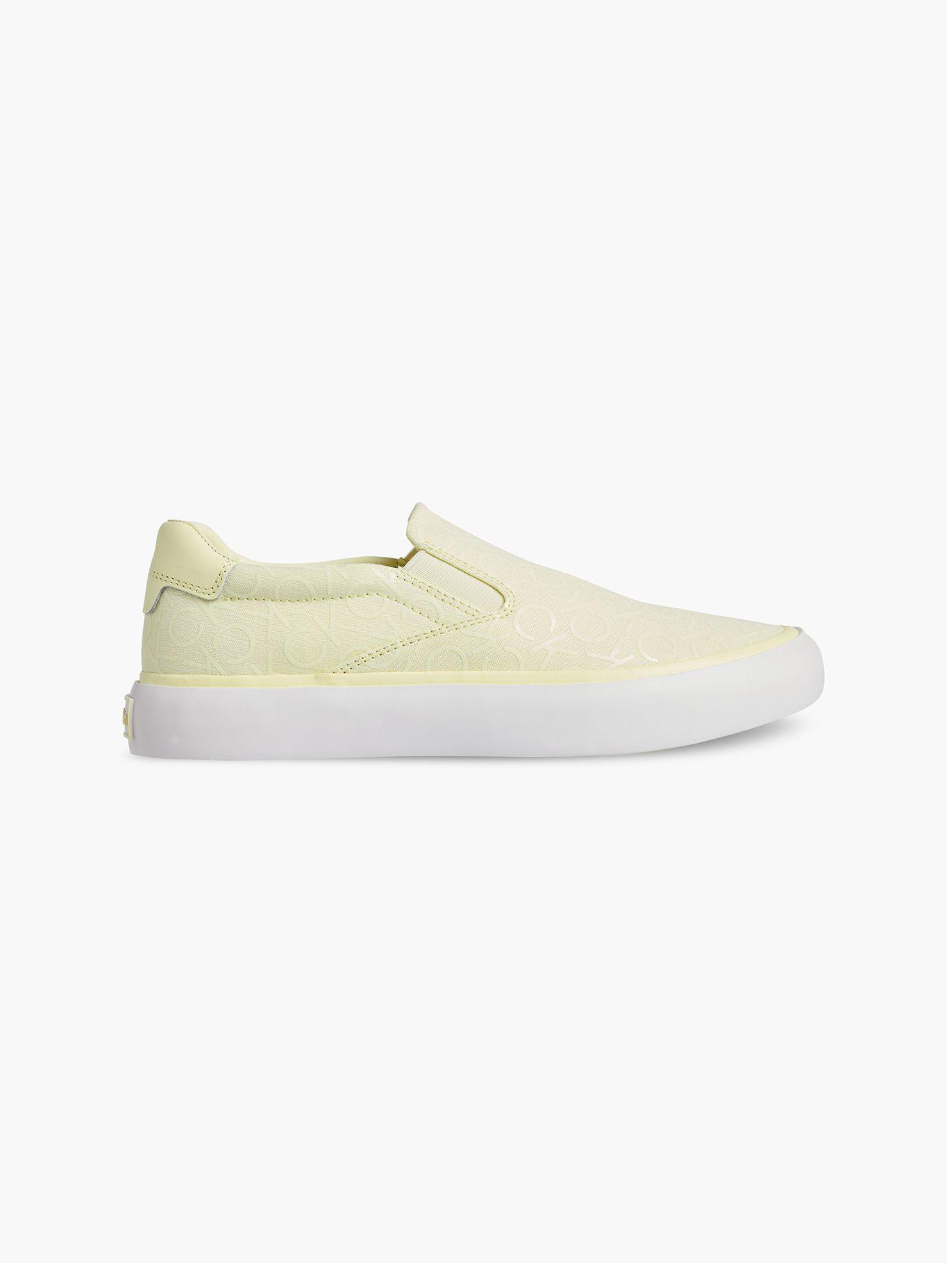 Zapatilla Slip-On Plimsolls Amarillo Calvin Klein-4