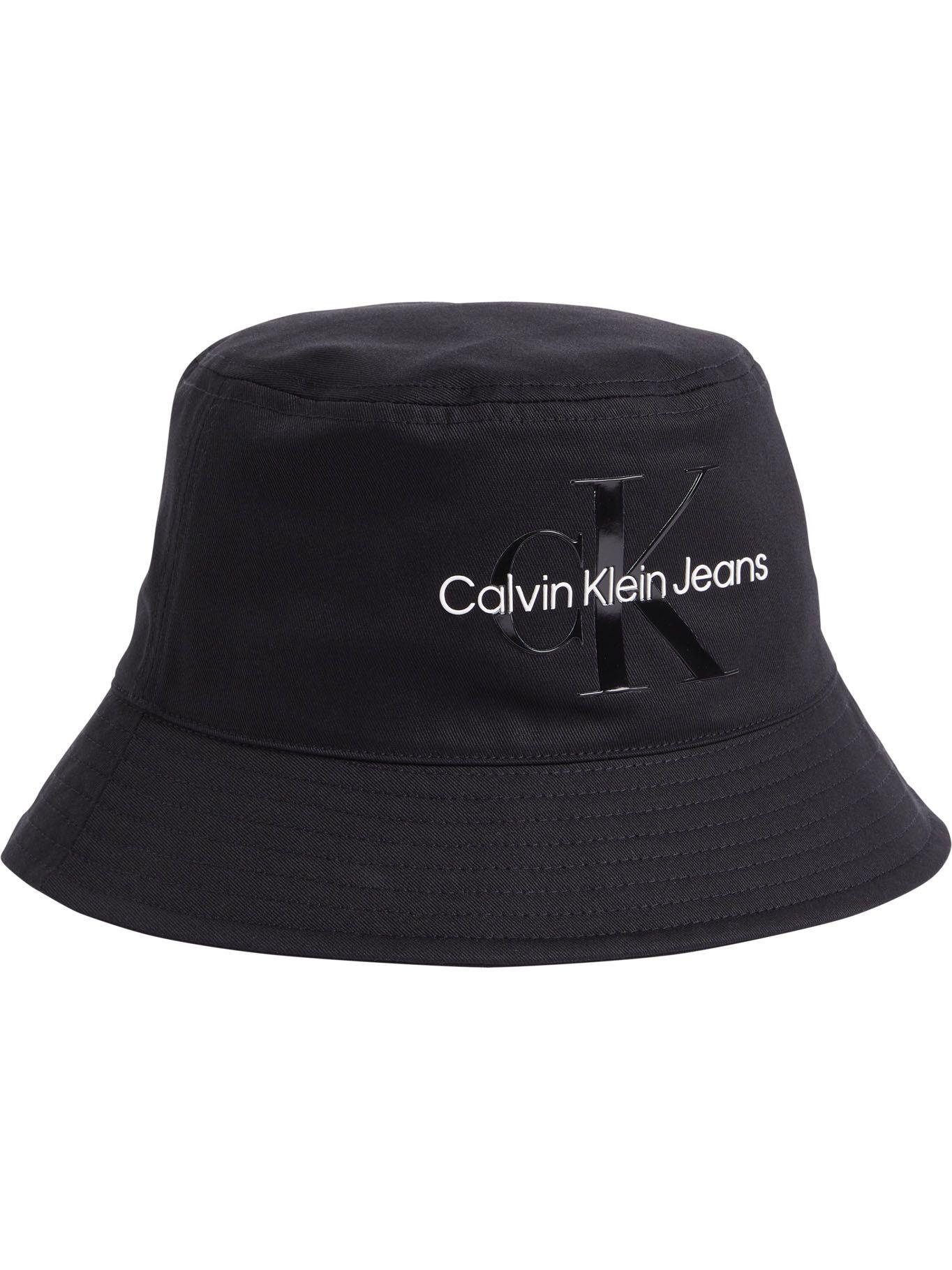 Gorro de pescador de algodón orgánico Negro Calvin Klein K60K610715-0GN-0