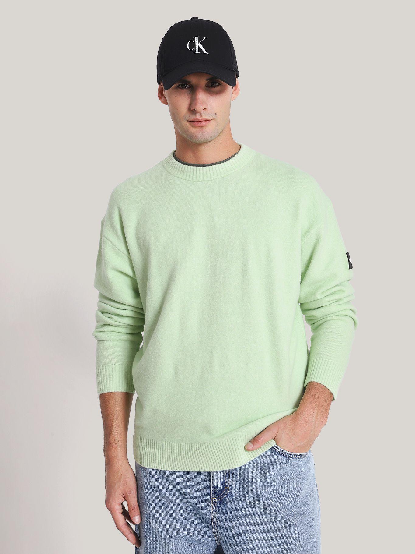 Sweater Lycra Blend Verde Calvin Klein-0