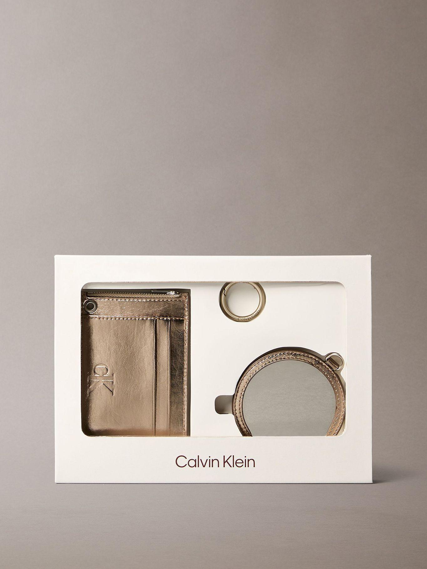 Giftset De Billetera Y Espejo Dorado Calvin Klein-3