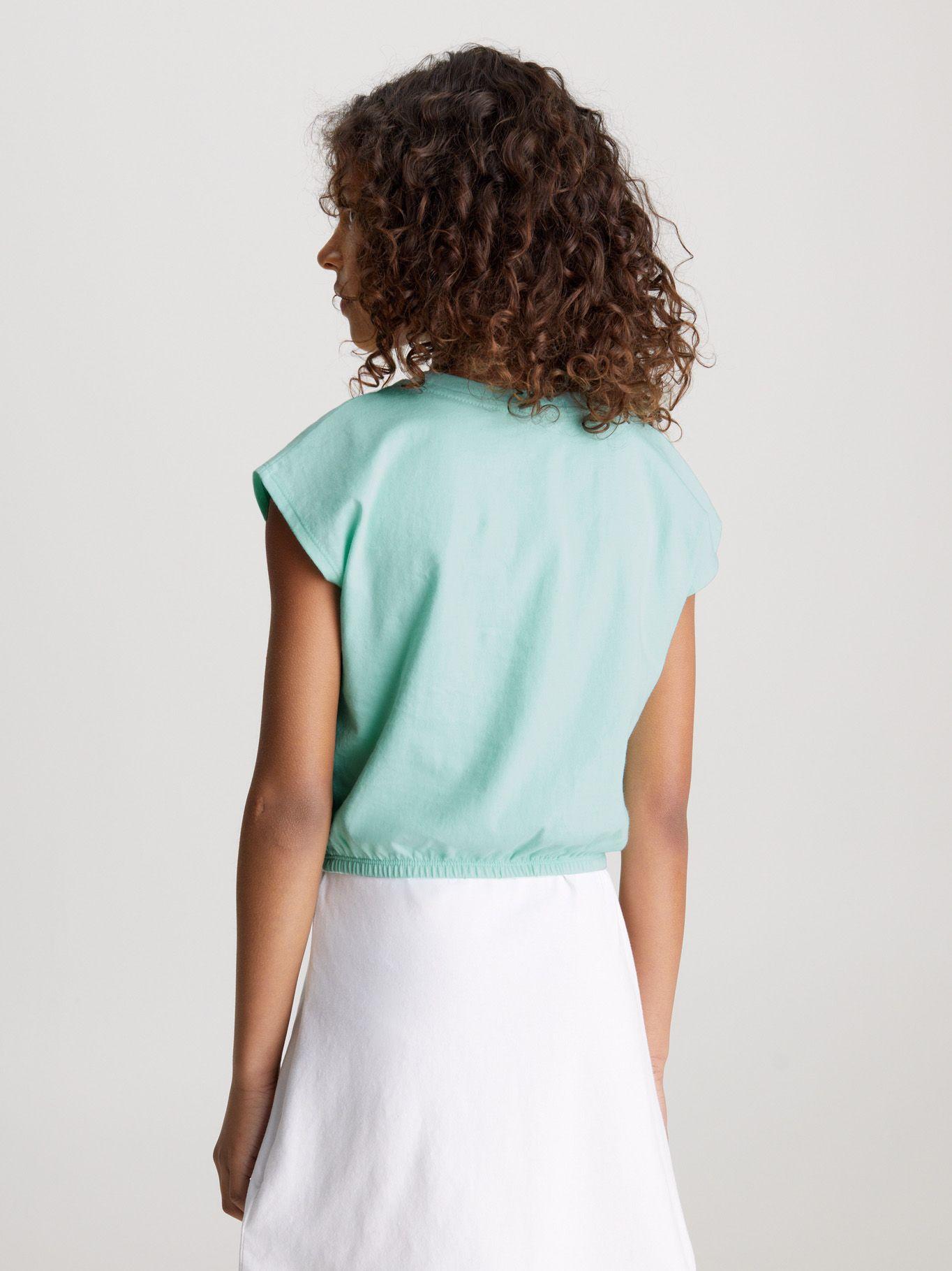 Polera Niña Gradient Flock Verde Calvin Klein-2