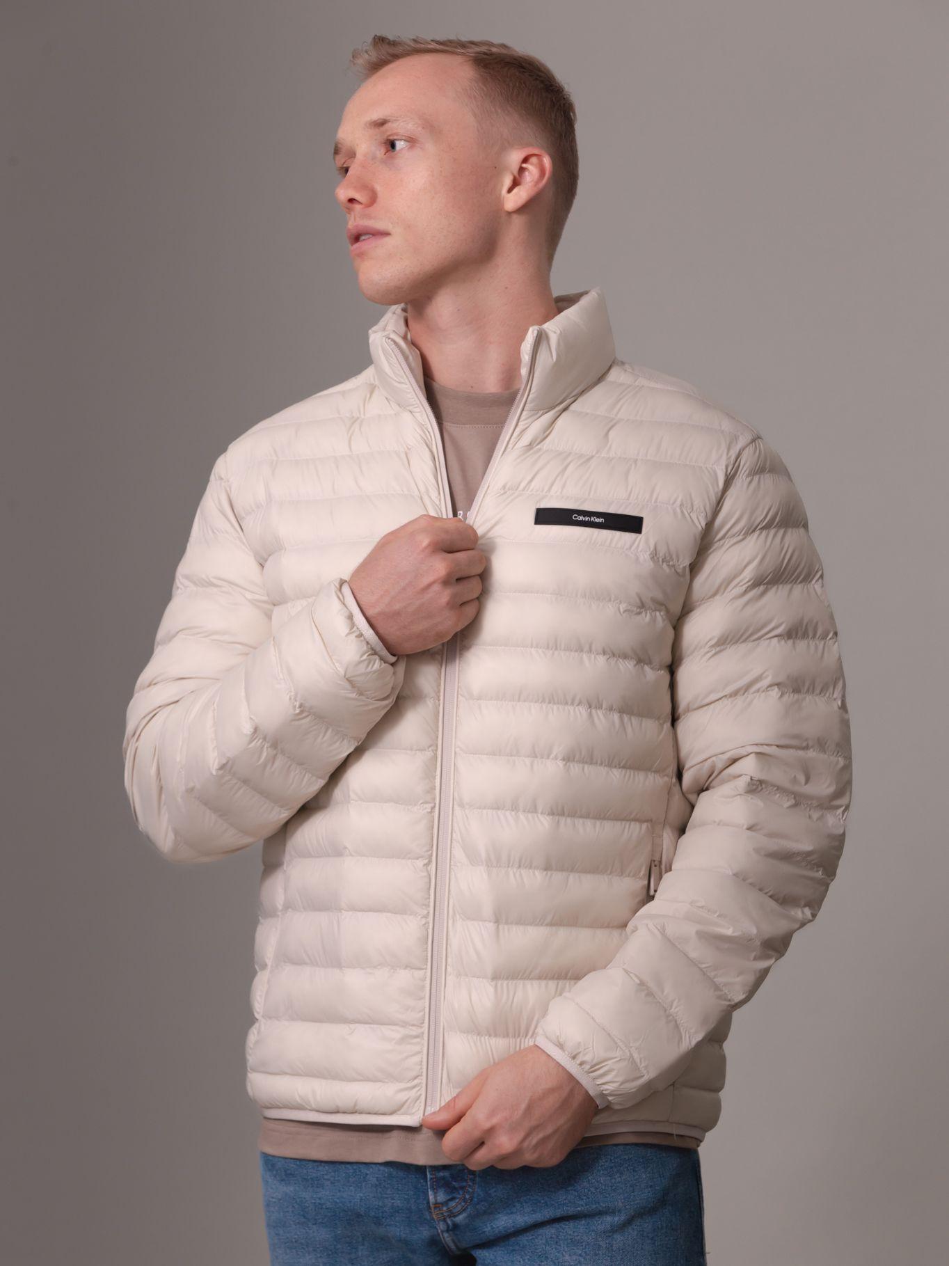 Parka Quilt Crema Calvin Klein-0