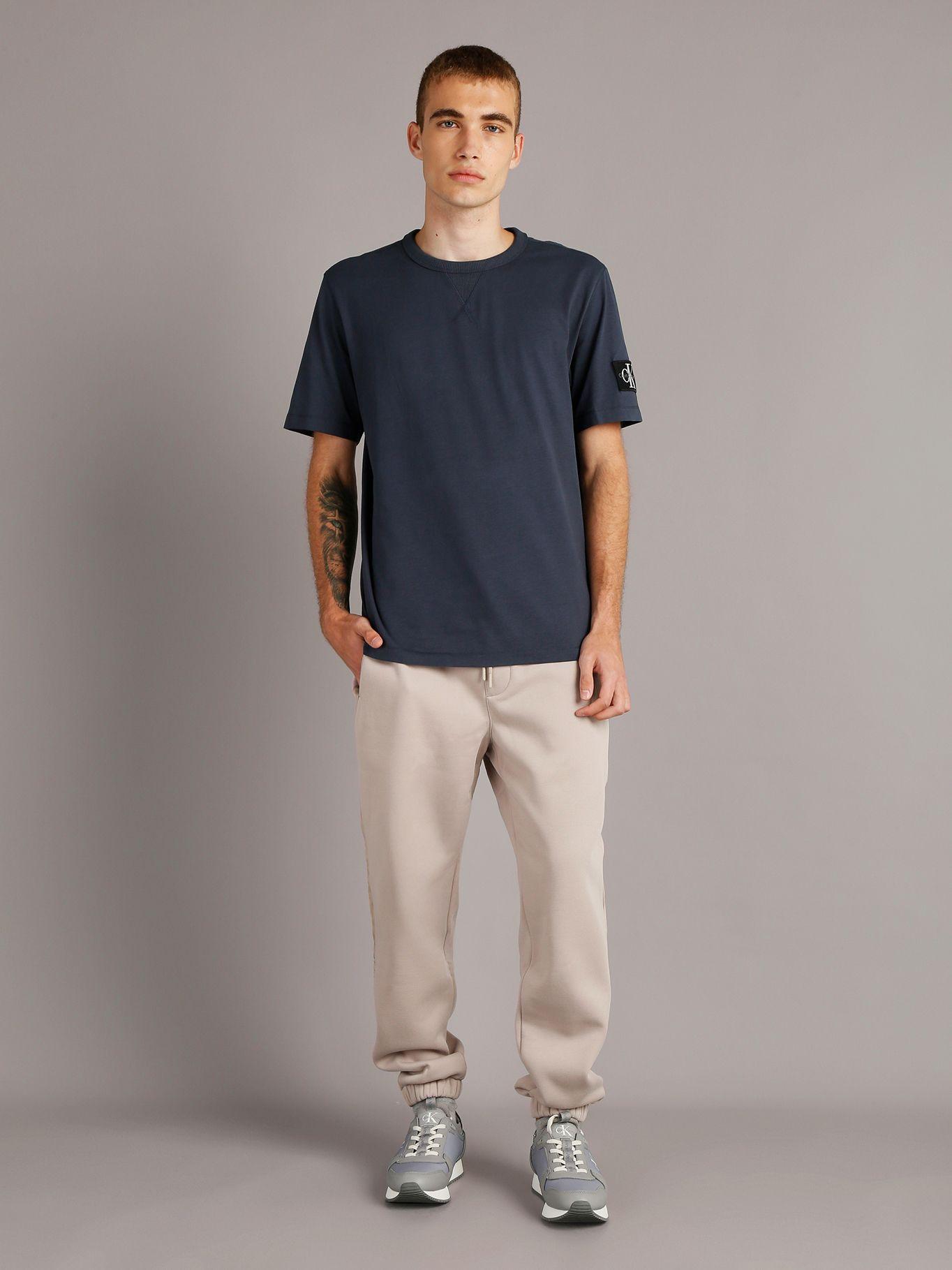 Jogger Logo Tape Beige Calvin Klein-1