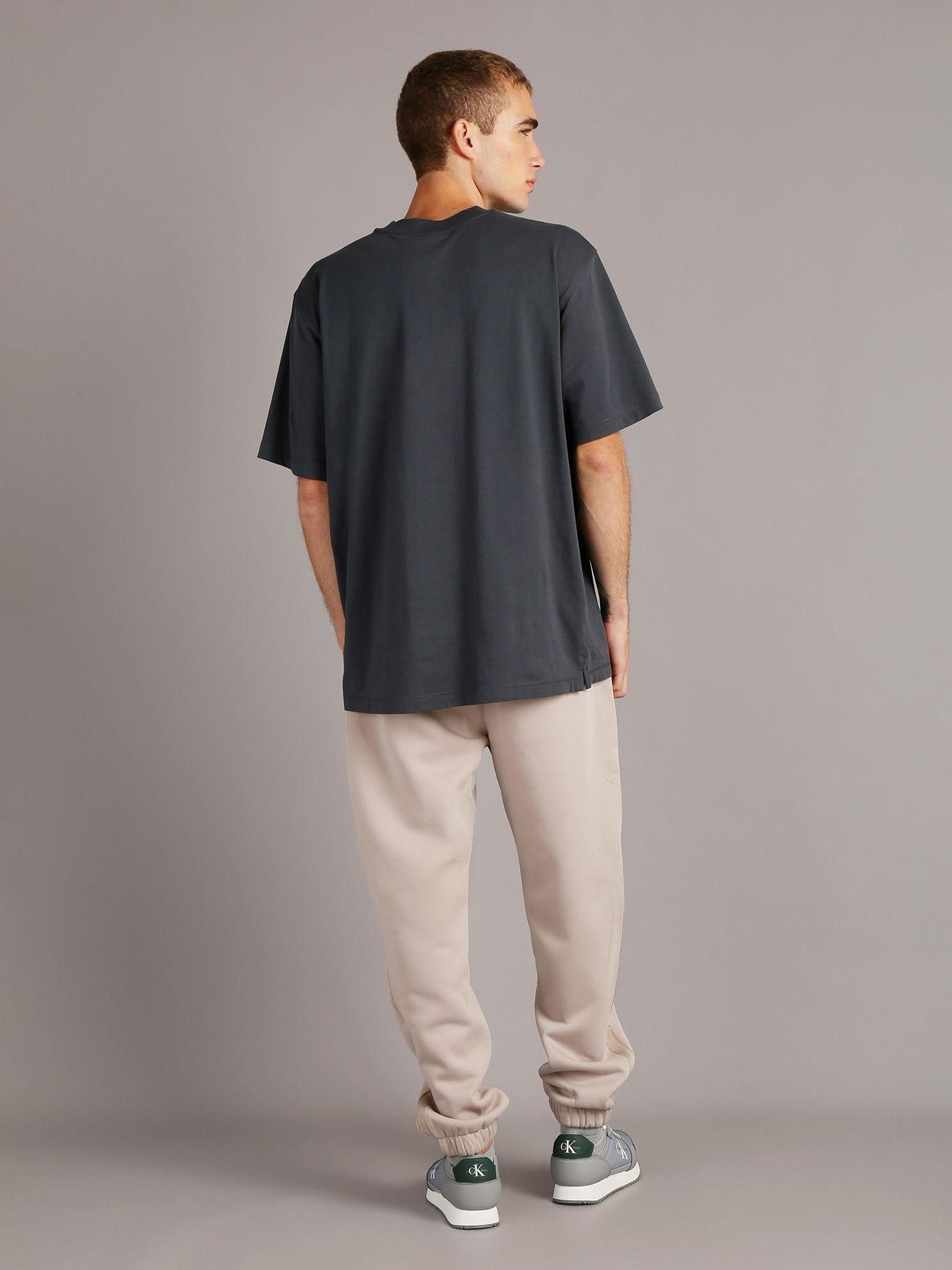 Jogger Logo Tape Beige Calvin Klein-2