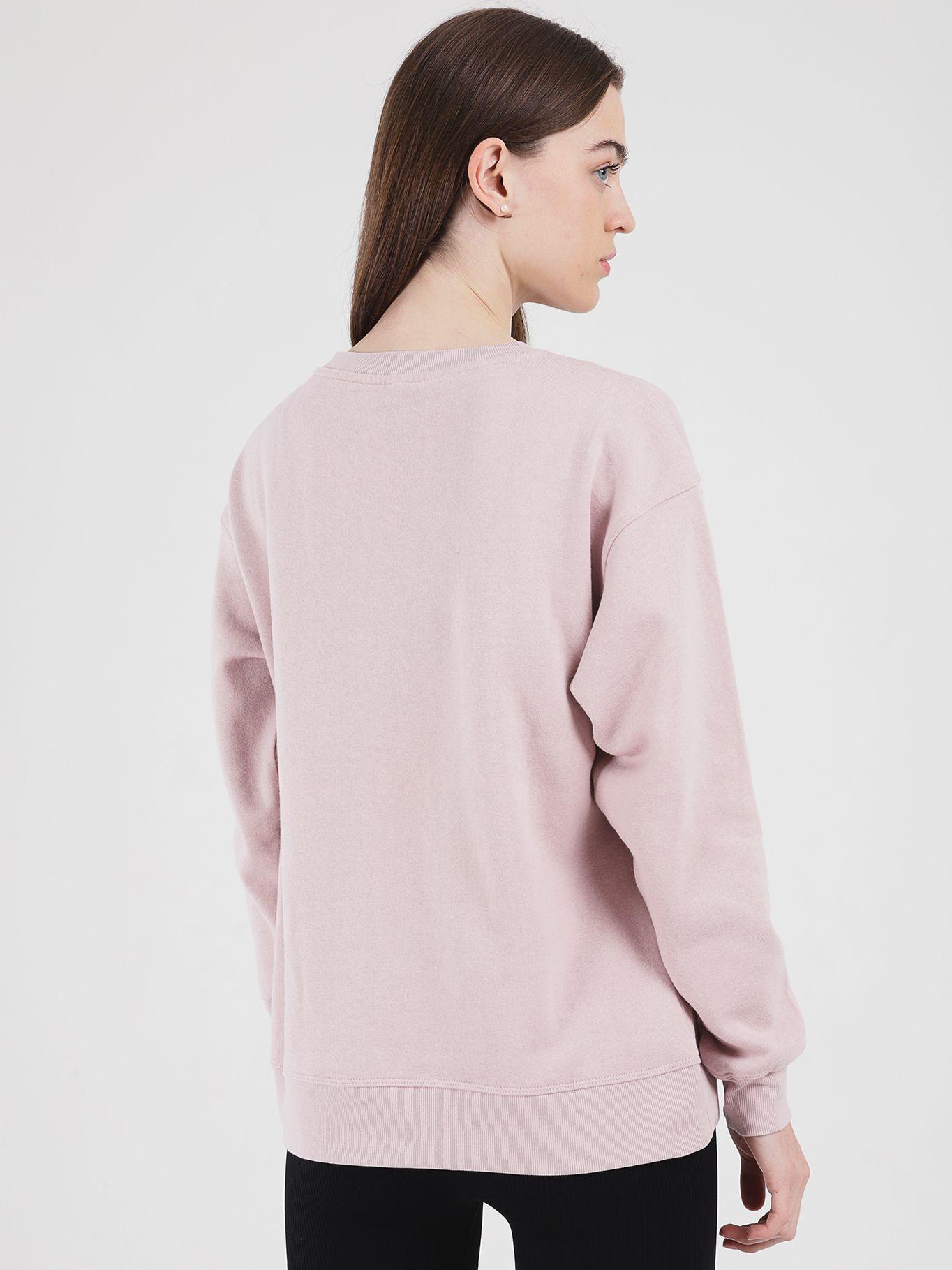 Polerón Stacked Logo Rosa Calvin Klein-1