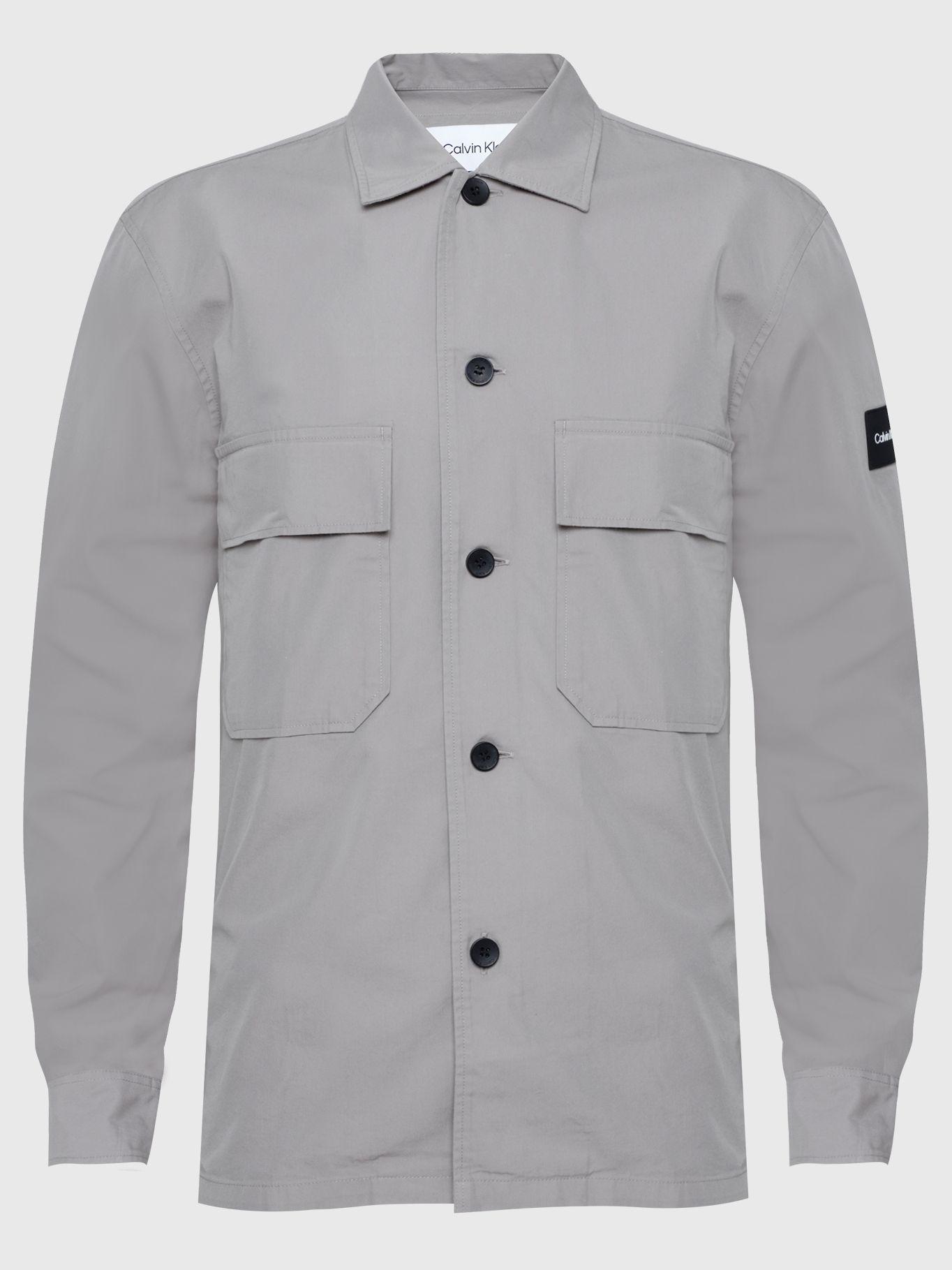Camisa  Overshirt Gris Calvin Klein-0