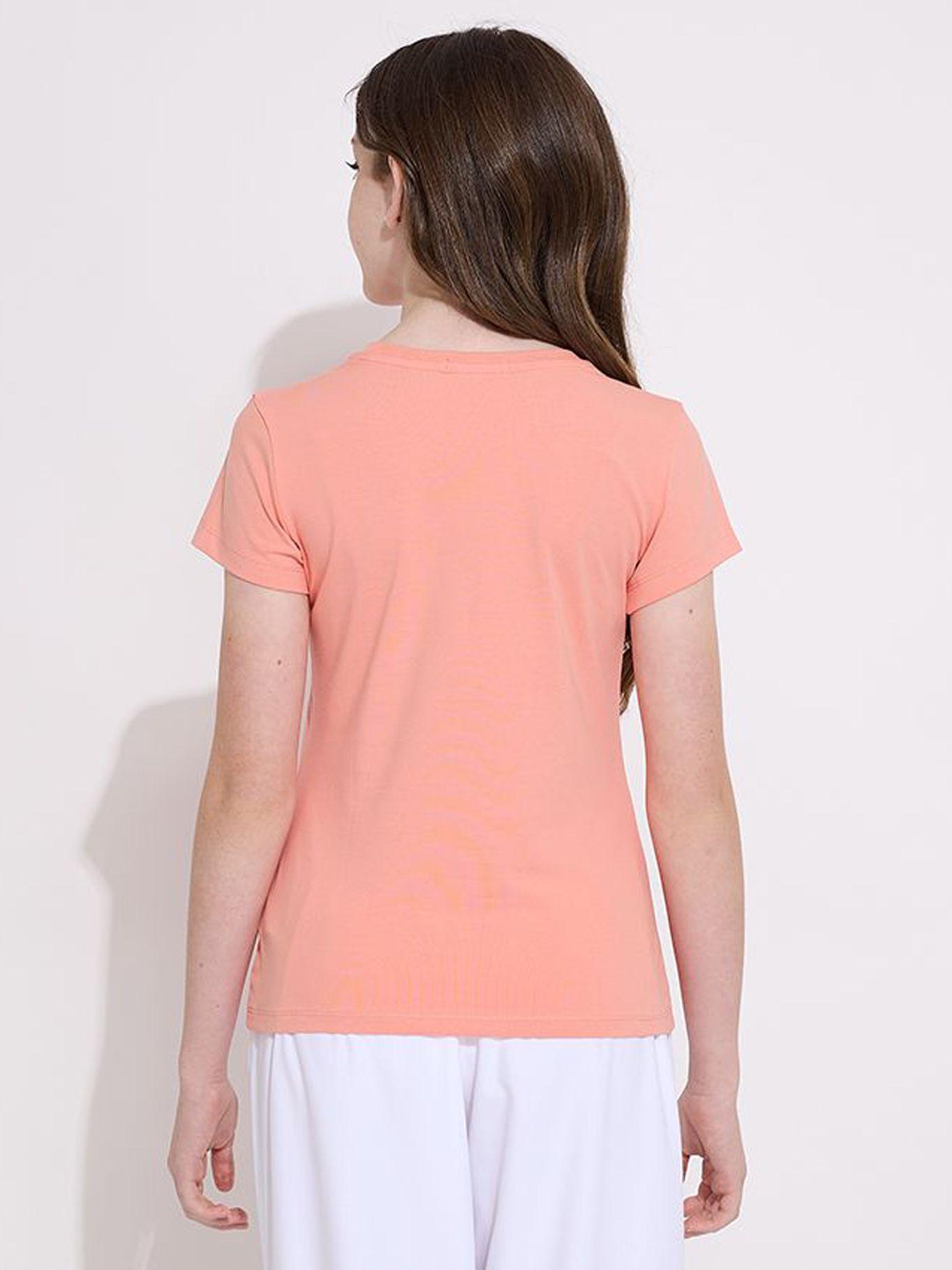 Polera Niña Iridescent Ck Slim Rosado Calvin Klein-2
