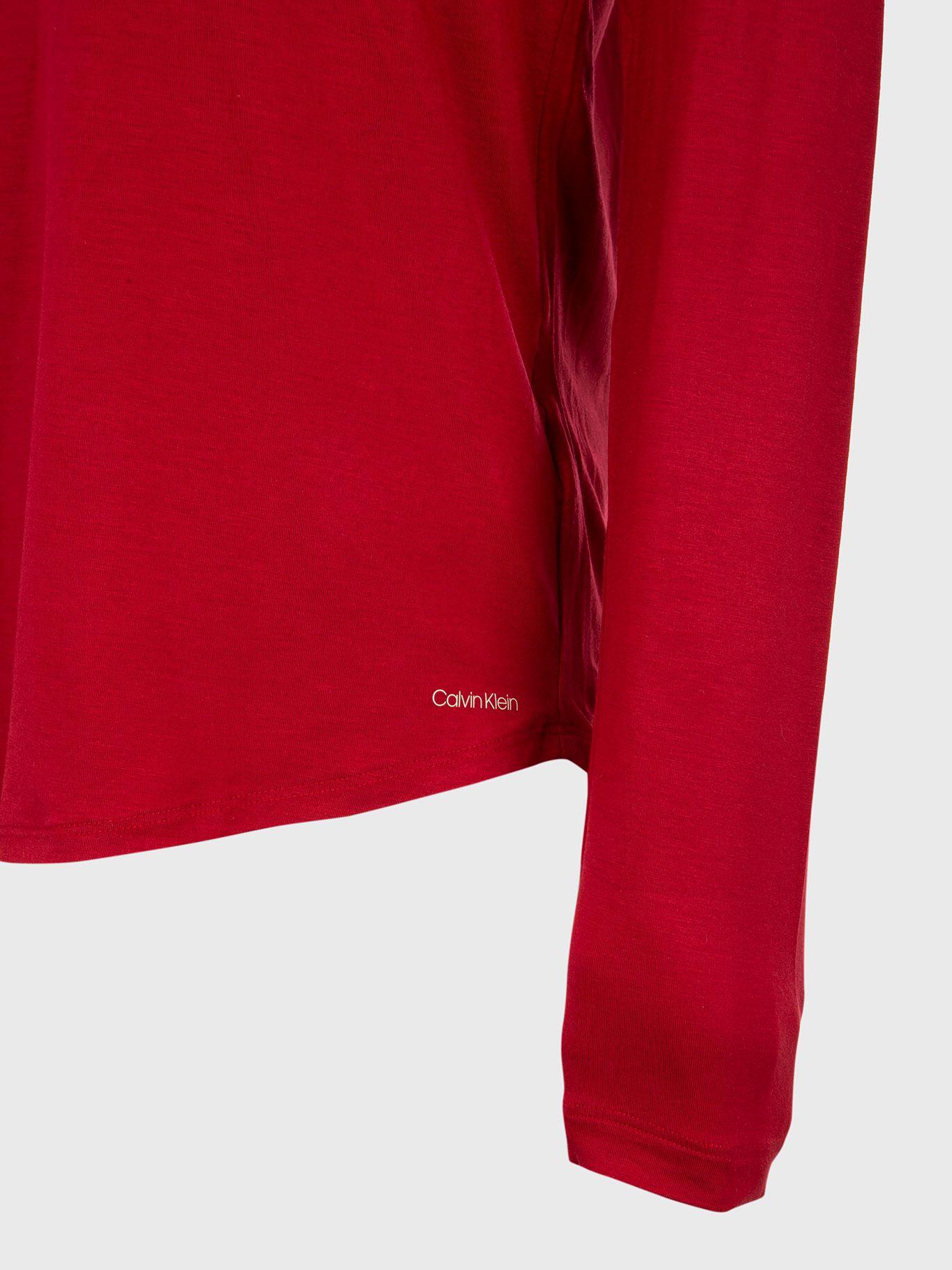 Polera Pijama Coordinating        Rojo Calvin Klein-3