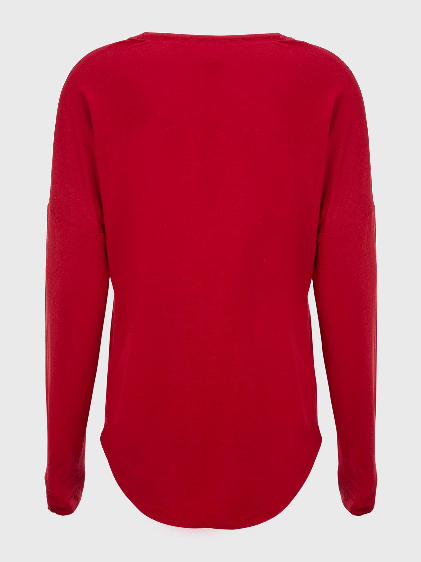 Polera Pijama Coordinating        Rojo Calvin Klein-1