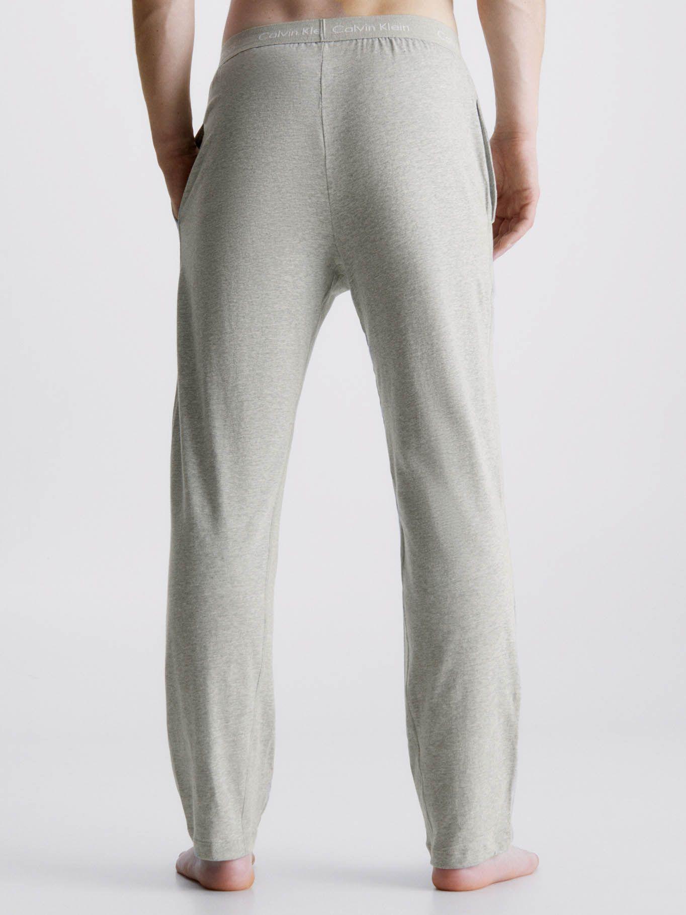 Pantalón largo con logo Gris Calvin Klein-1