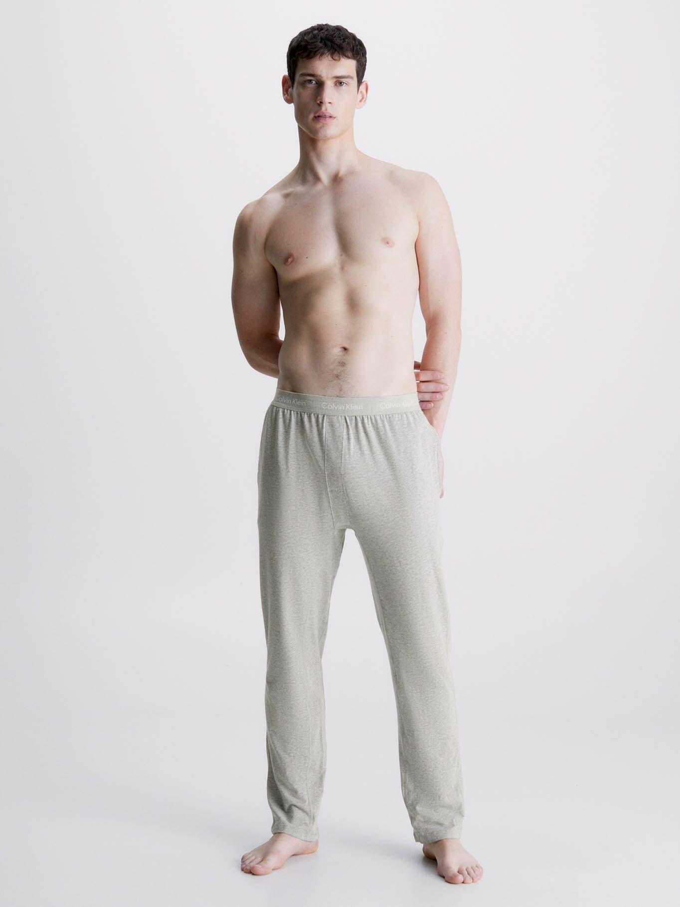 Pantalón largo con logo Gris Calvin Klein-2