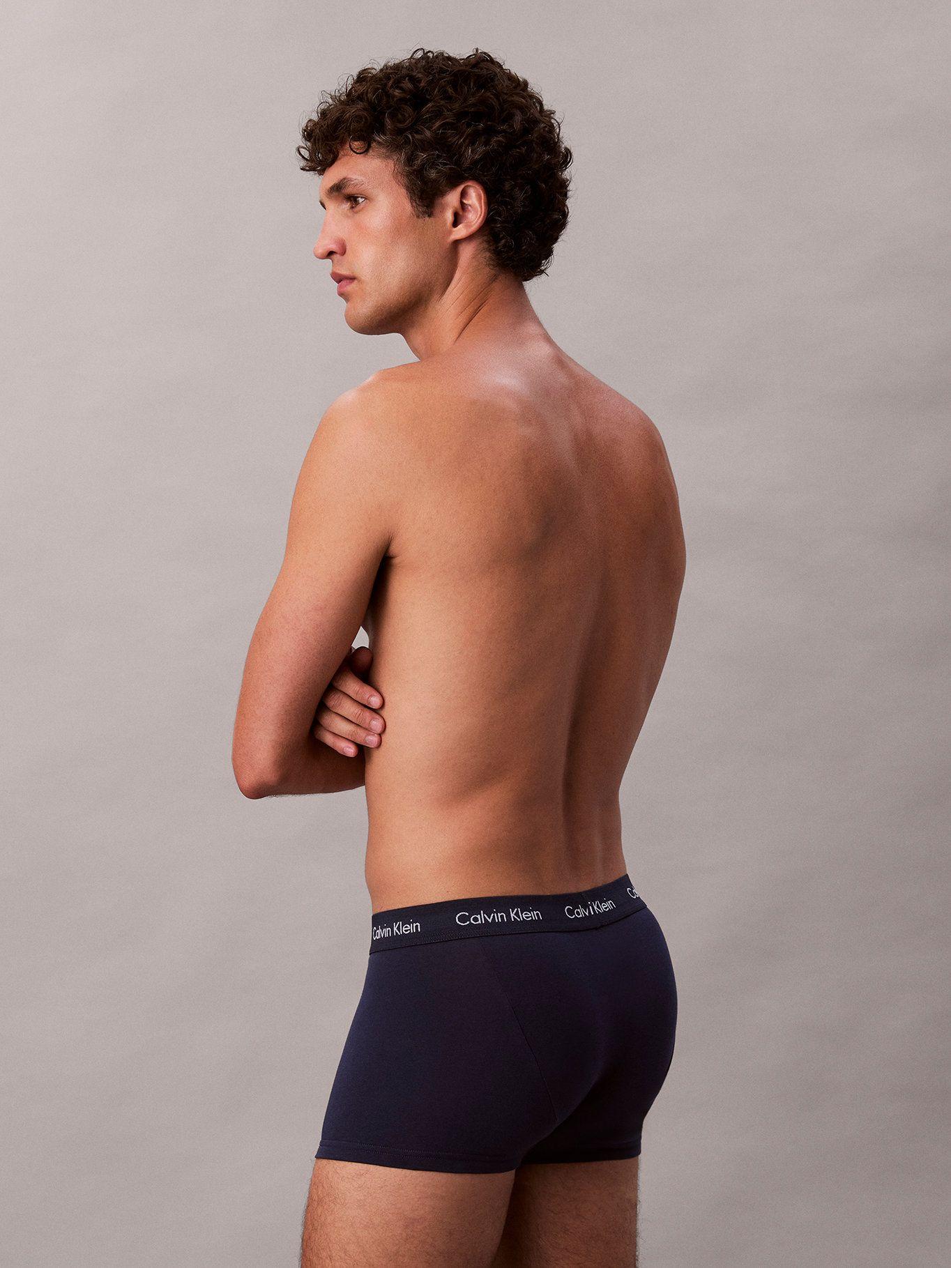 Pack 3 Bóxers Low Rise Trunk Stretch Multicolor Calvin Klein-3