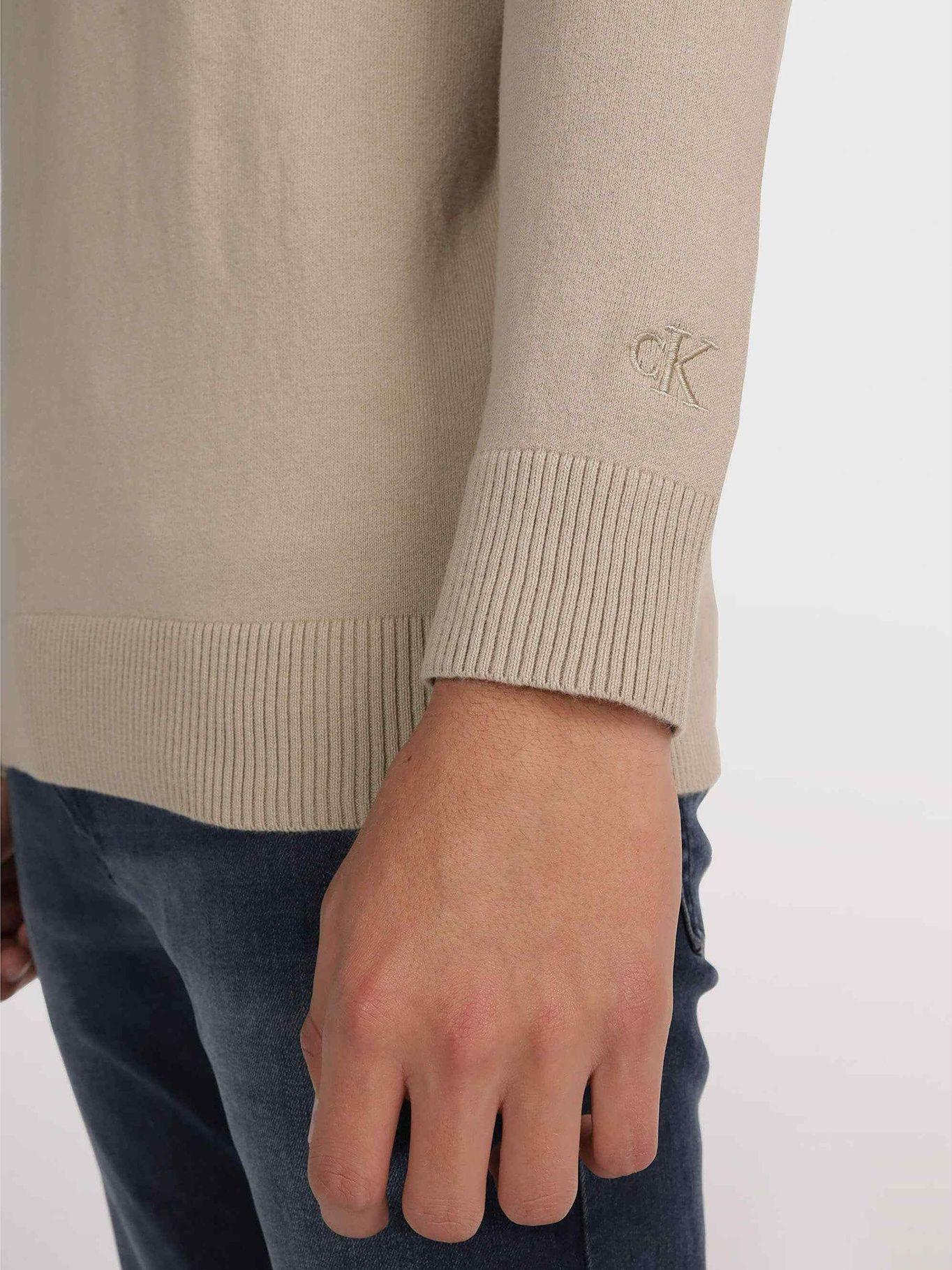 Sweater Institutional Essential Beige Calvin Klein-3