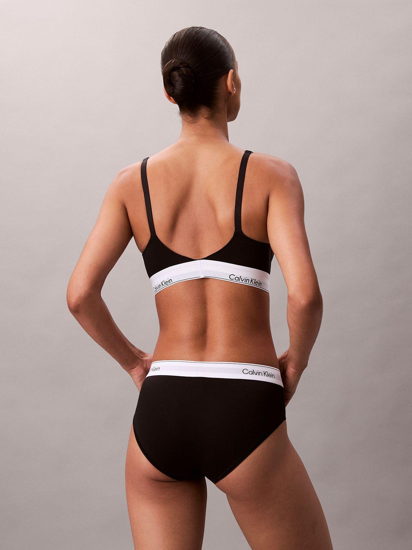Bralette De Lactancia Cotton Modal Negro Calvin Klein-2