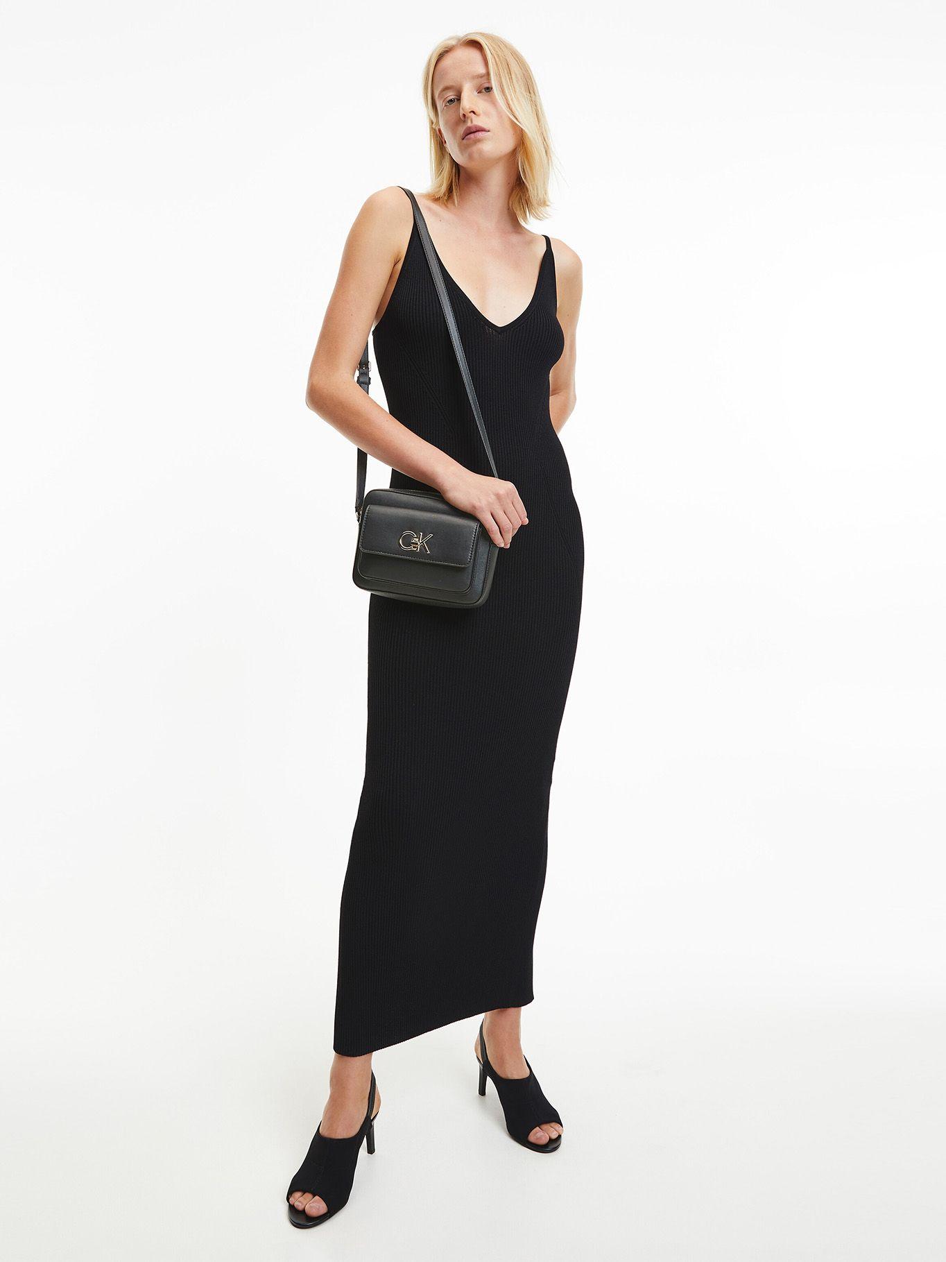 Cartera Re-Lock Camera Bag With Flap Negro Calvin Klein-4