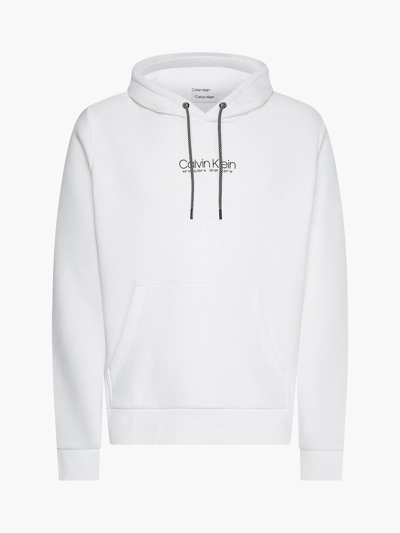 Hoodie Coordinates Blanco Calvin Klein-4