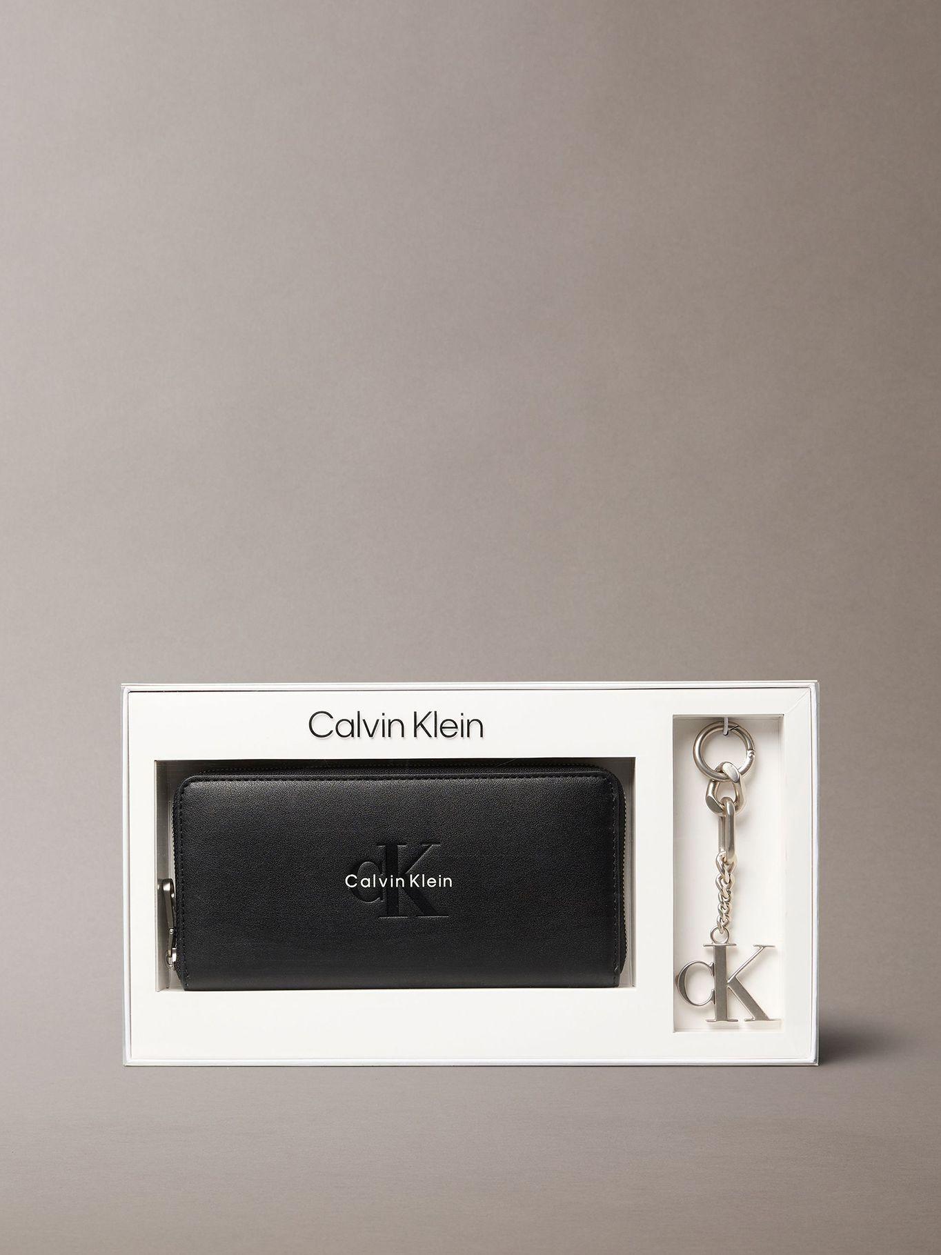 Billetera con Llavero Monograma CK Negro Calvin Klein-3