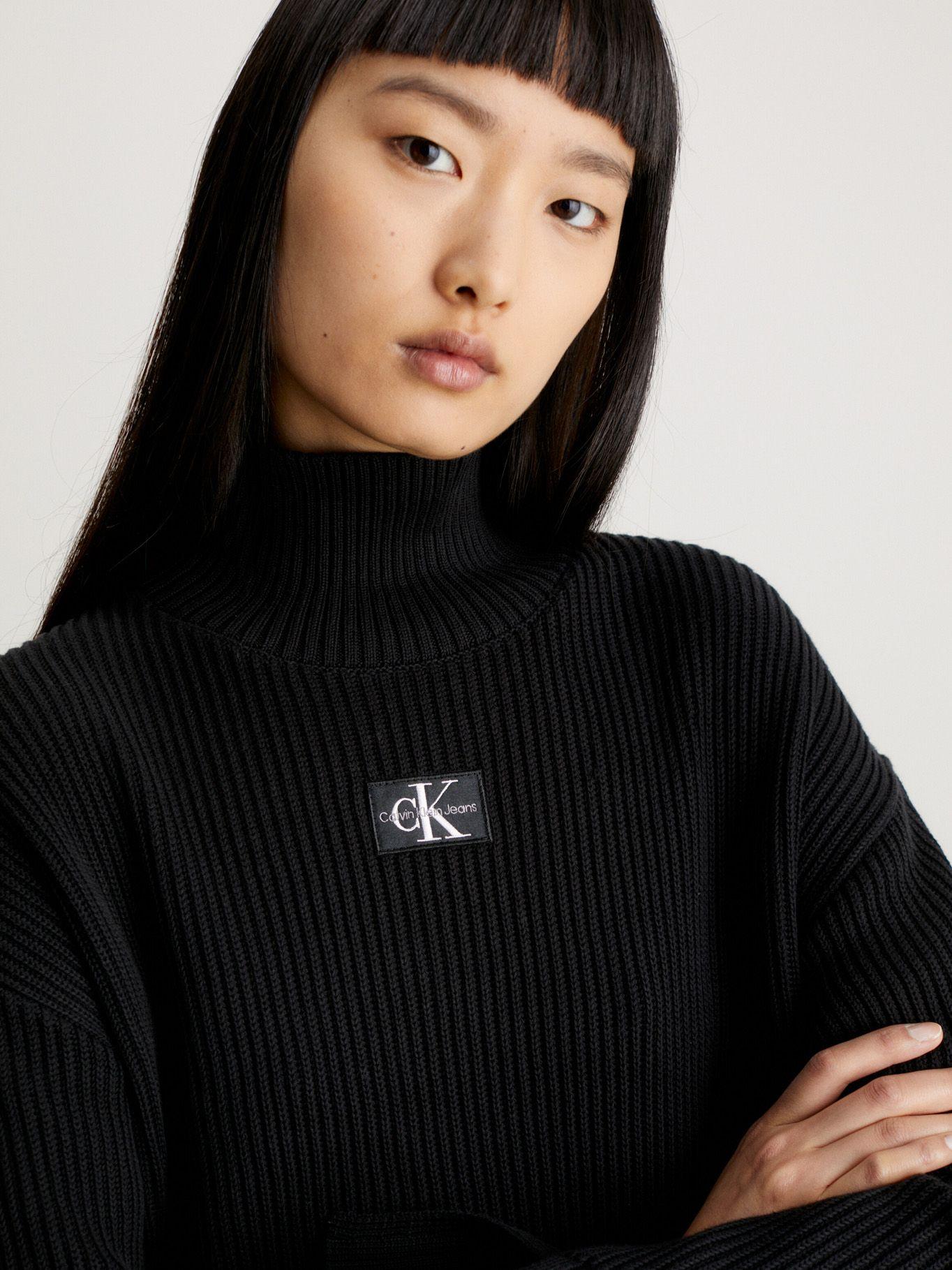 Sweater Label Chunky Negro-3