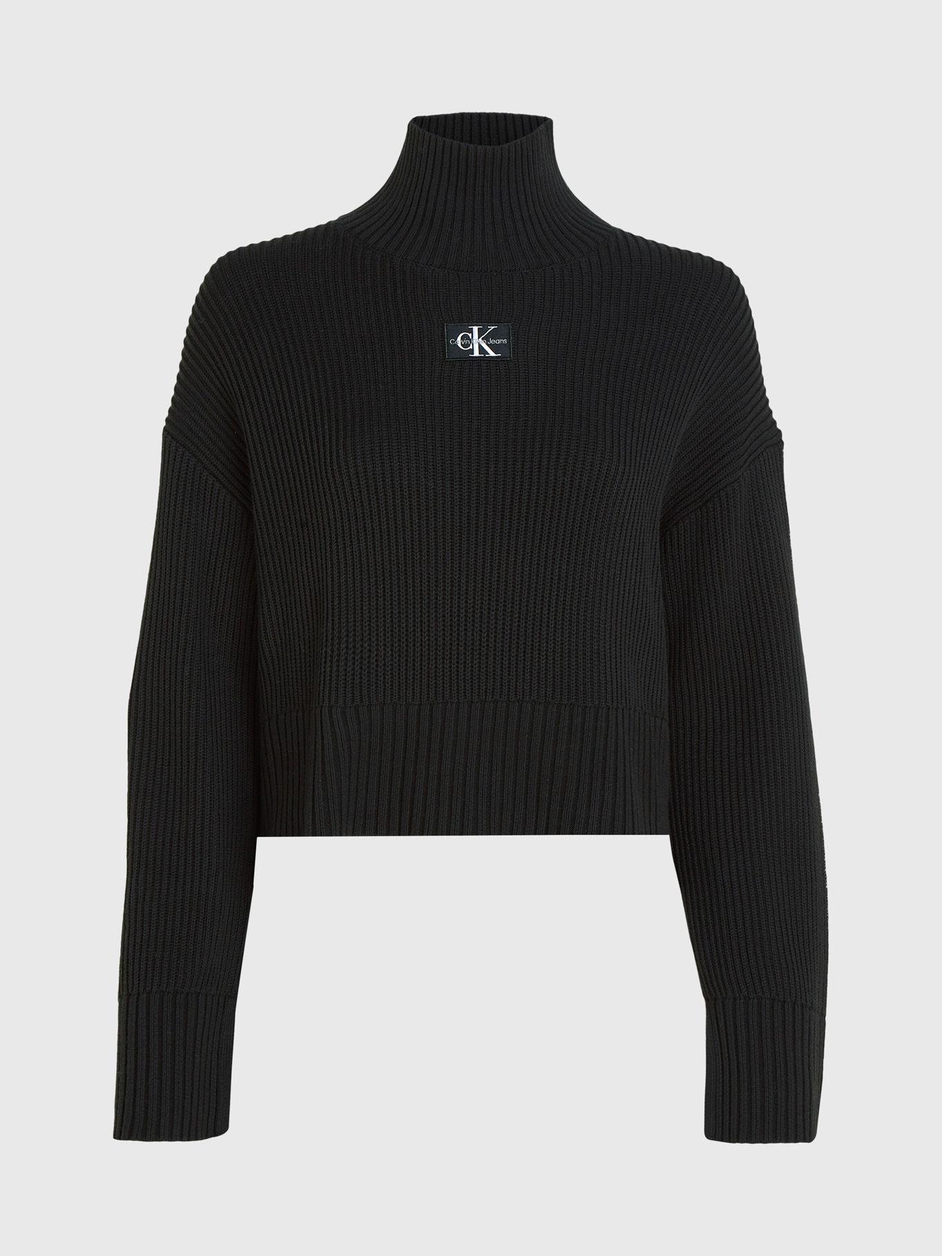 Sweater Label Chunky Negro-4
