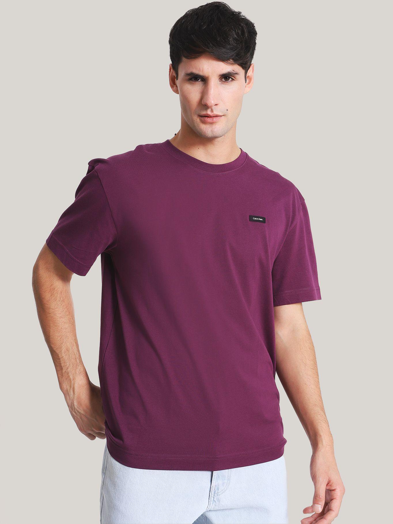 Polera Cotton Comfort Fit Morado Calvin Klein-0