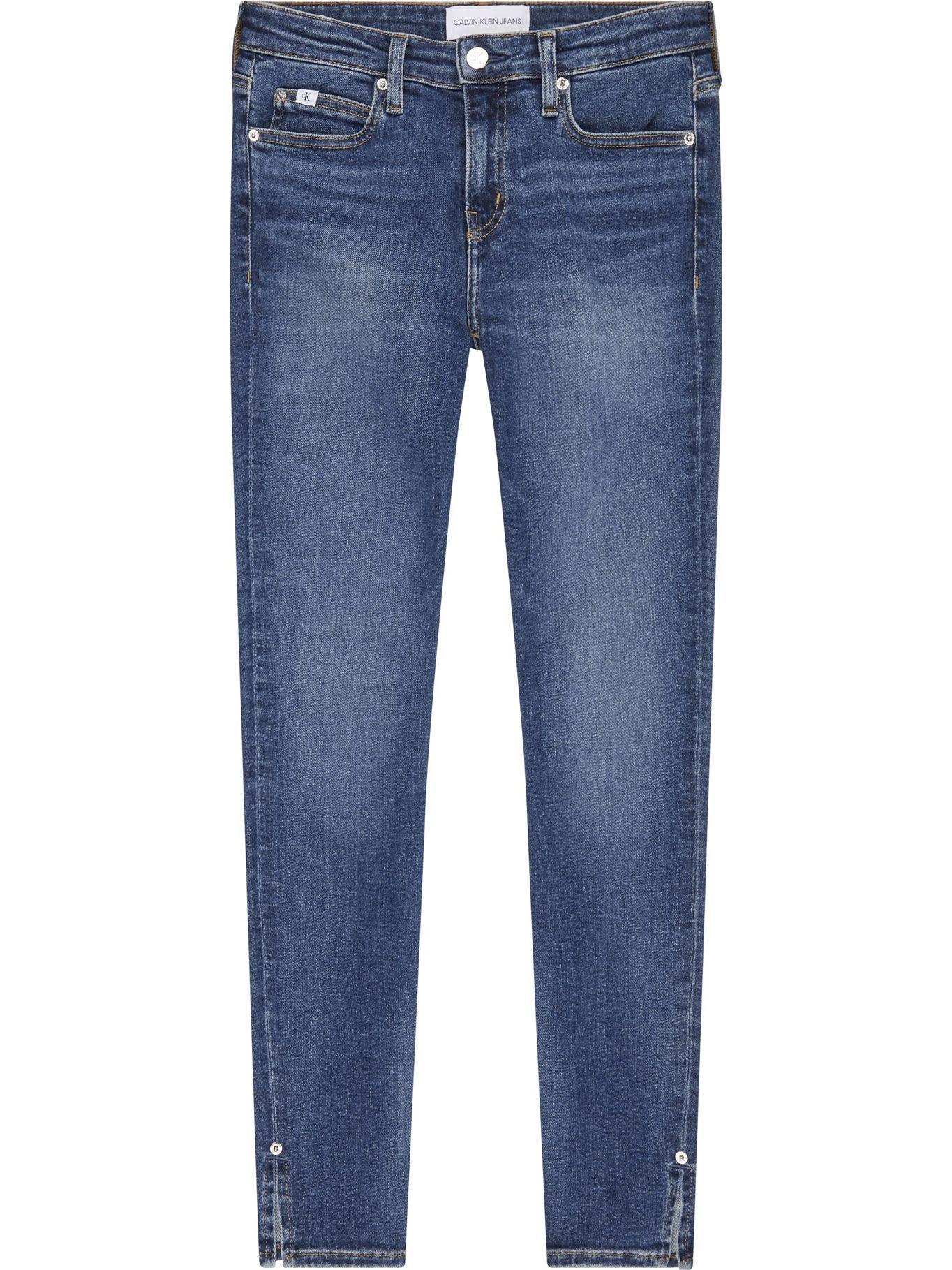 Jeans Mid Rise Skinny Ankle 040 Azul Calvin Klein-3
