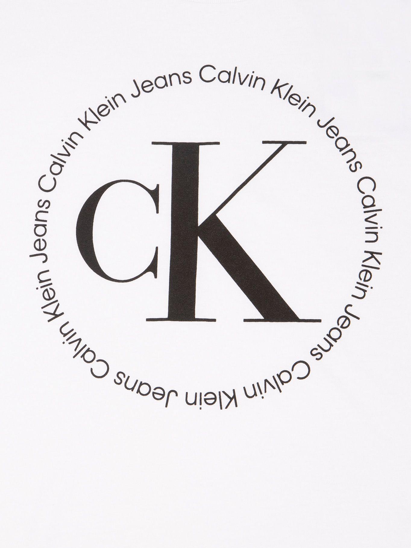 Polera Niño Roundabout Blanco Calvin Klein-2