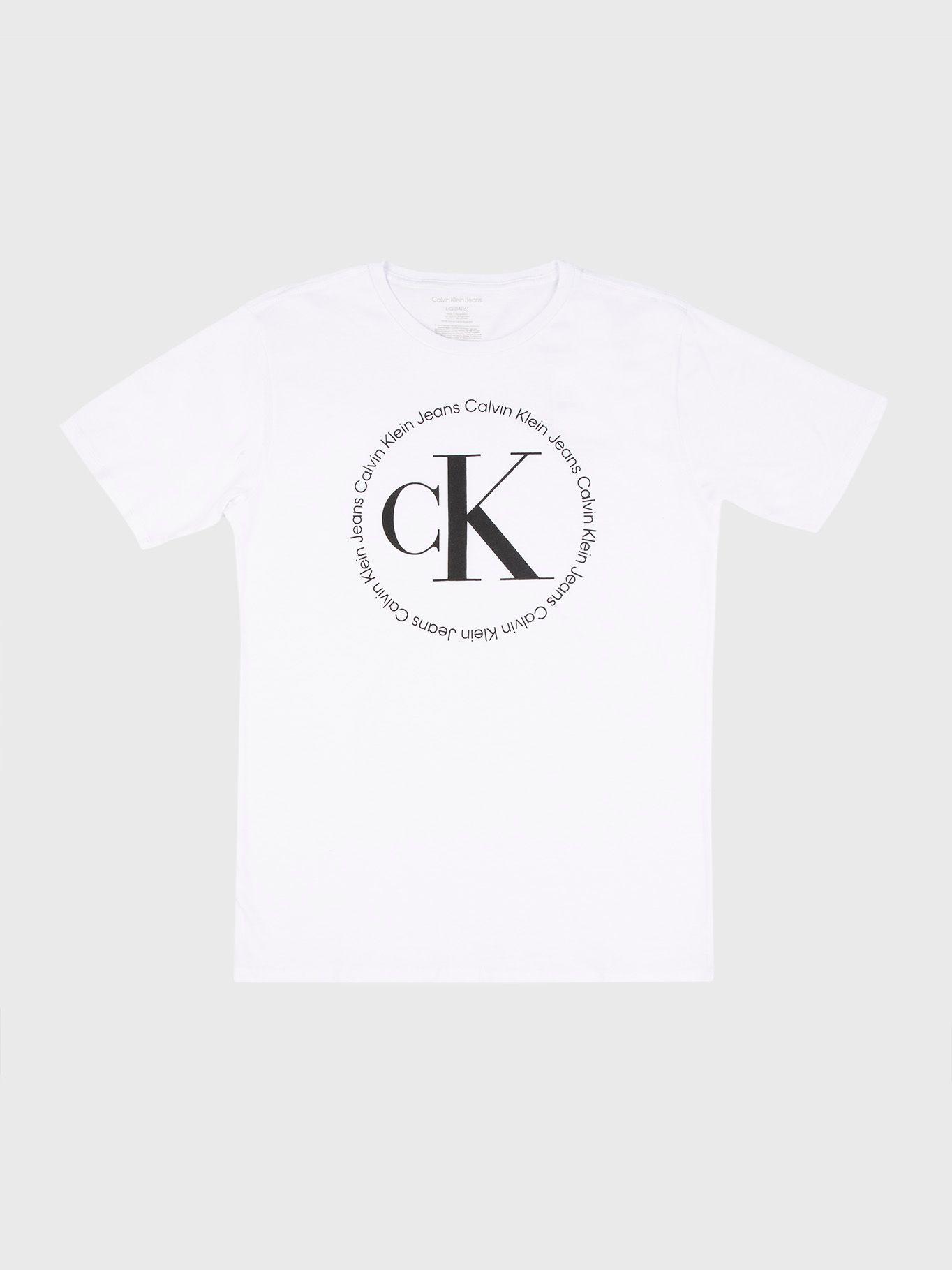 Polera Niño Roundabout Blanco Calvin Klein-0