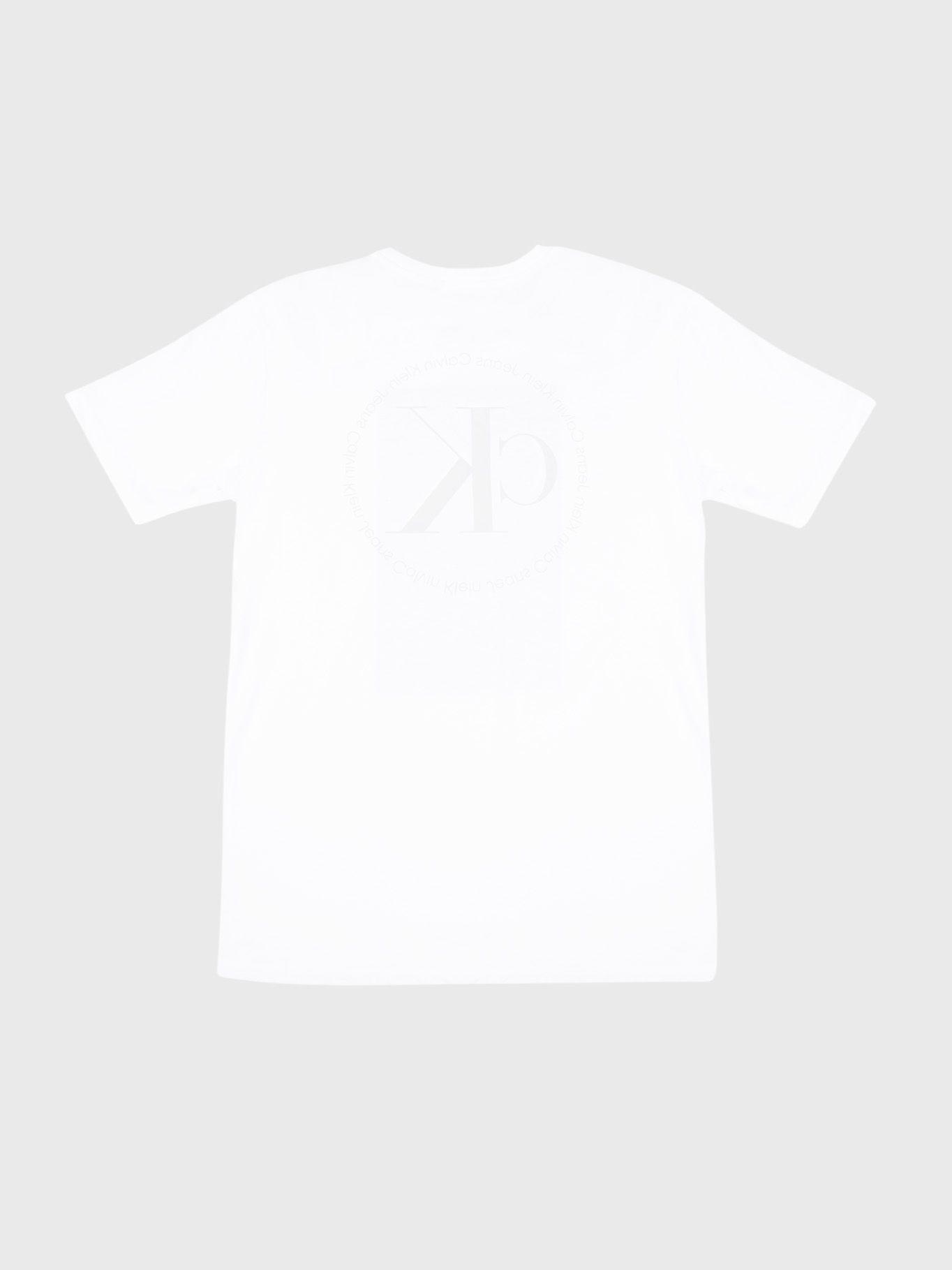 Polera Niño Roundabout Blanco Calvin Klein-1