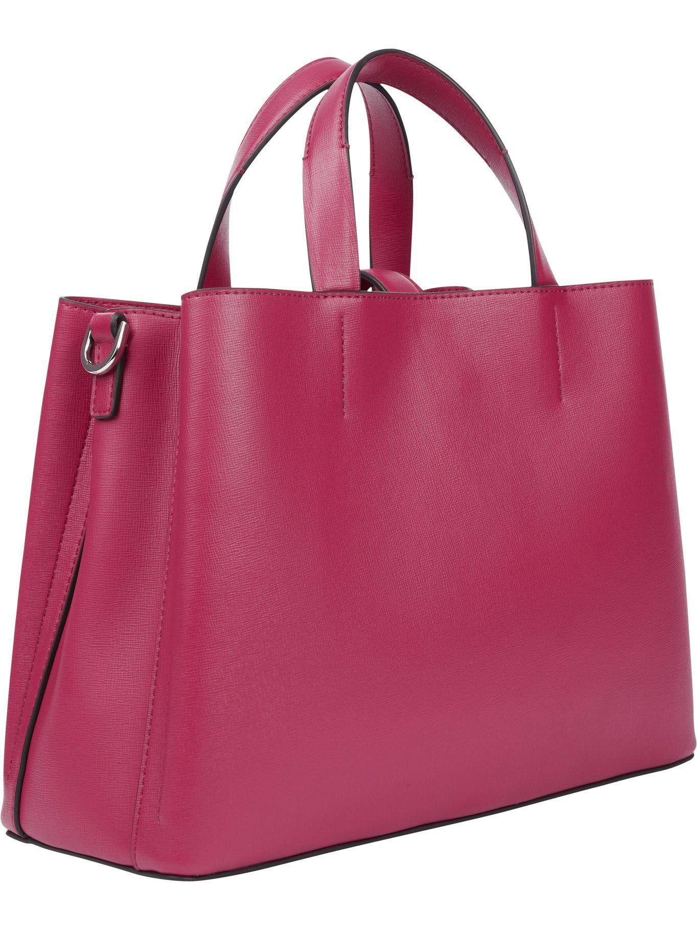 Cartera Tote Padlock Fucsia Calvin Klein Mujer-1