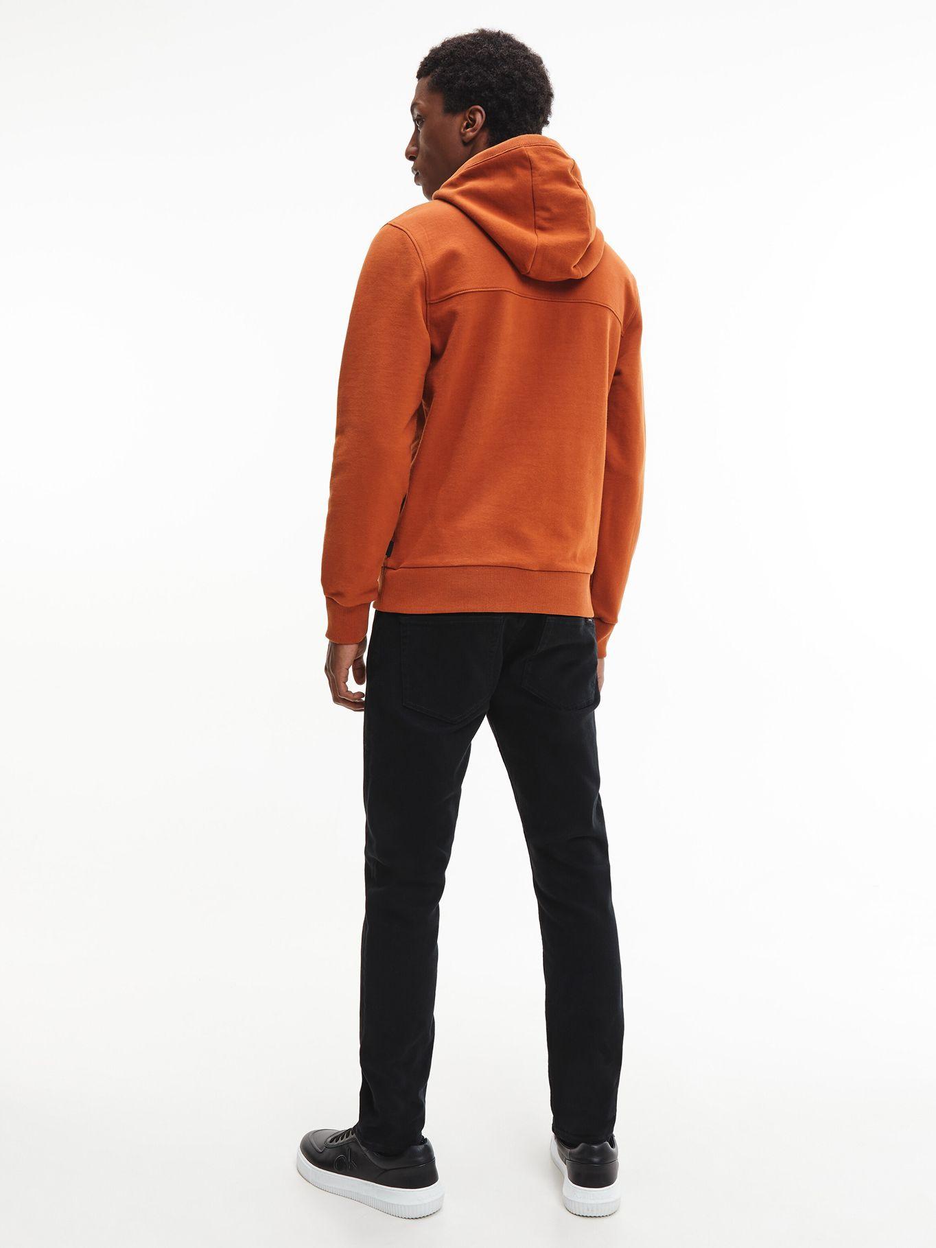 Polerón Small Chest Logo Hoodie Café Calvin Klein-1