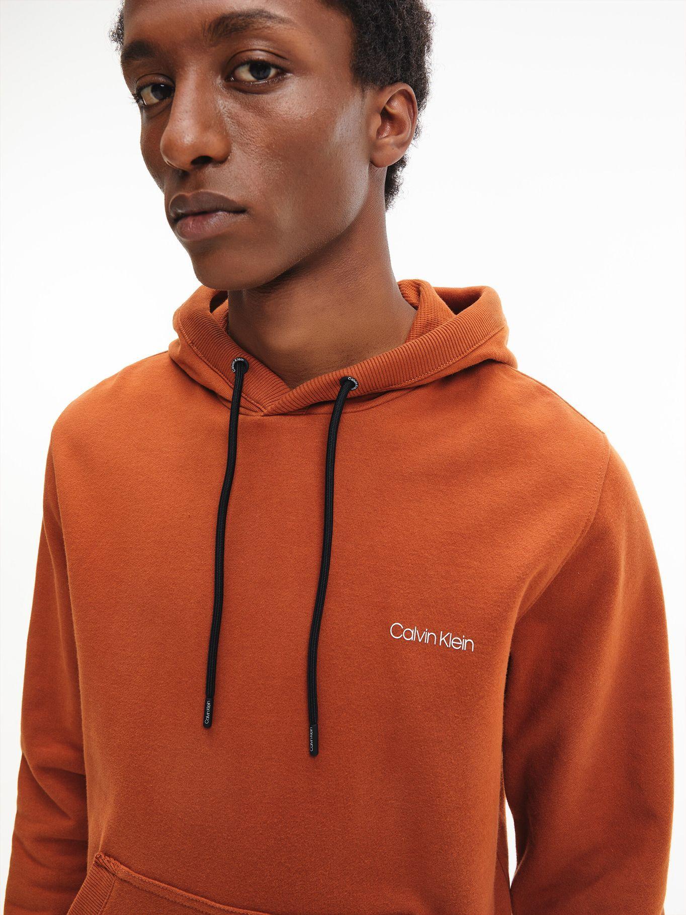 Polerón Small Chest Logo Hoodie Café Calvin Klein-2