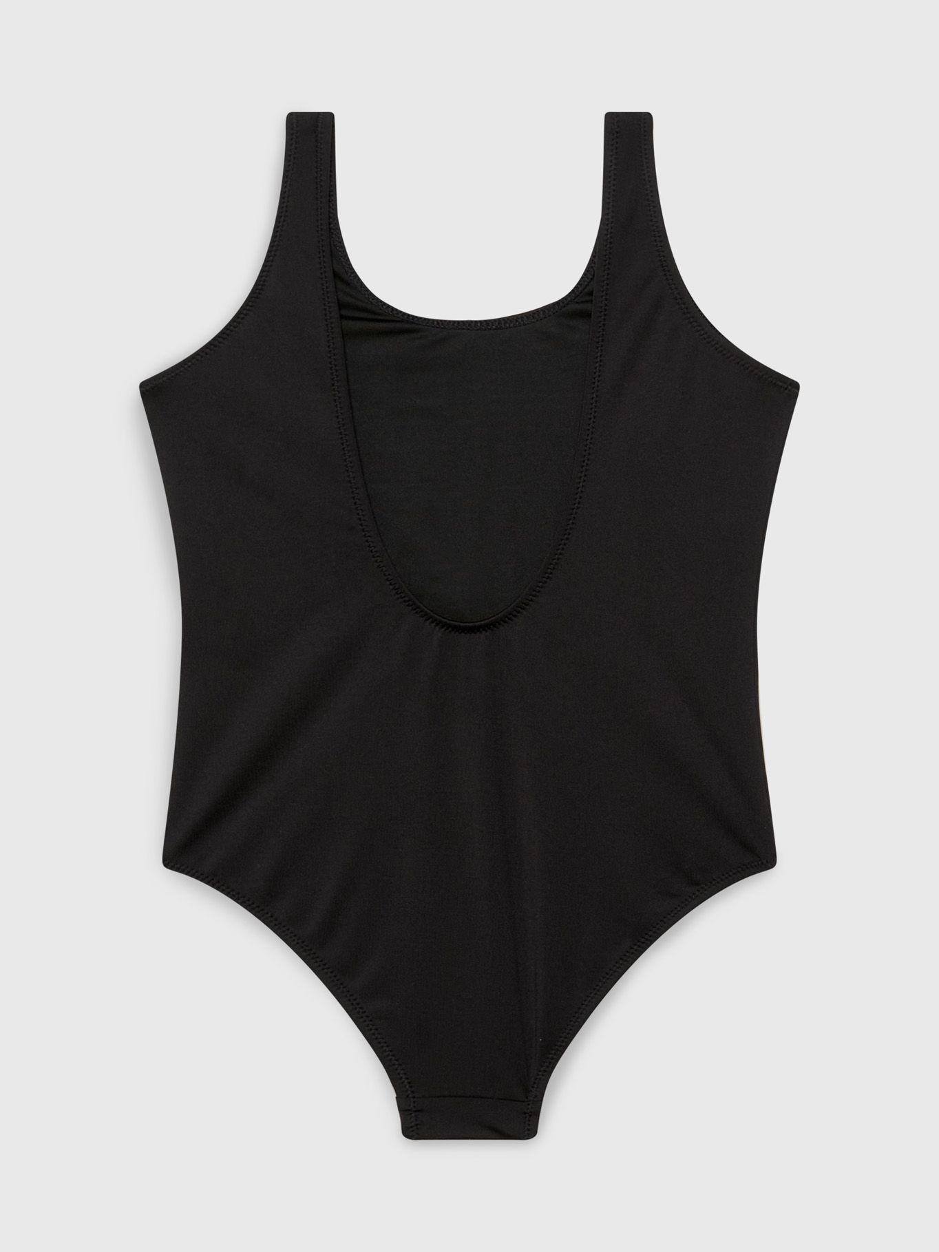 Traje de Baño Niña CK Monogram Negro Calvin Klein-1
