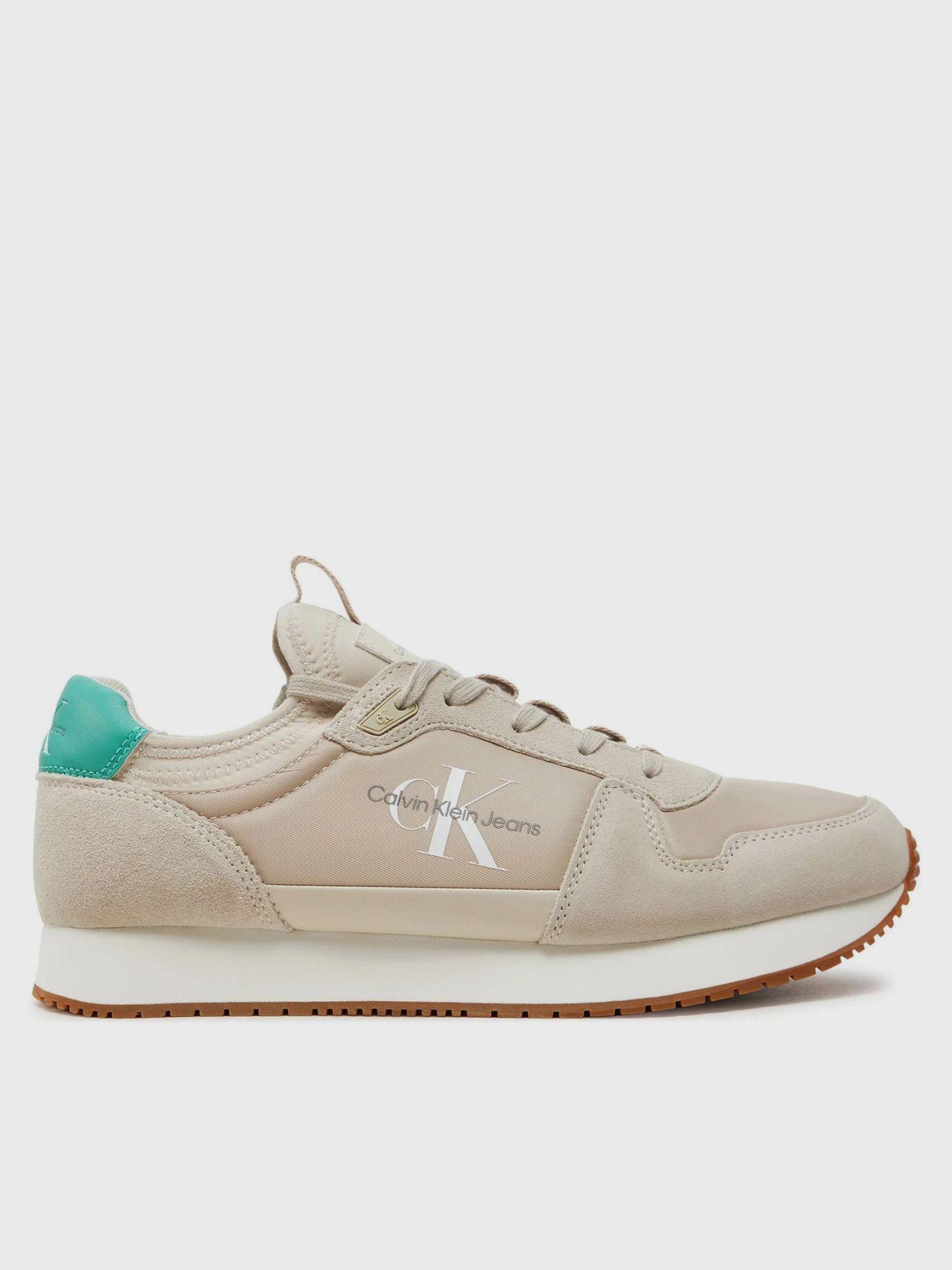 Zapatillas Runner Sock Laceup Ny Beige Calvin Klein-4