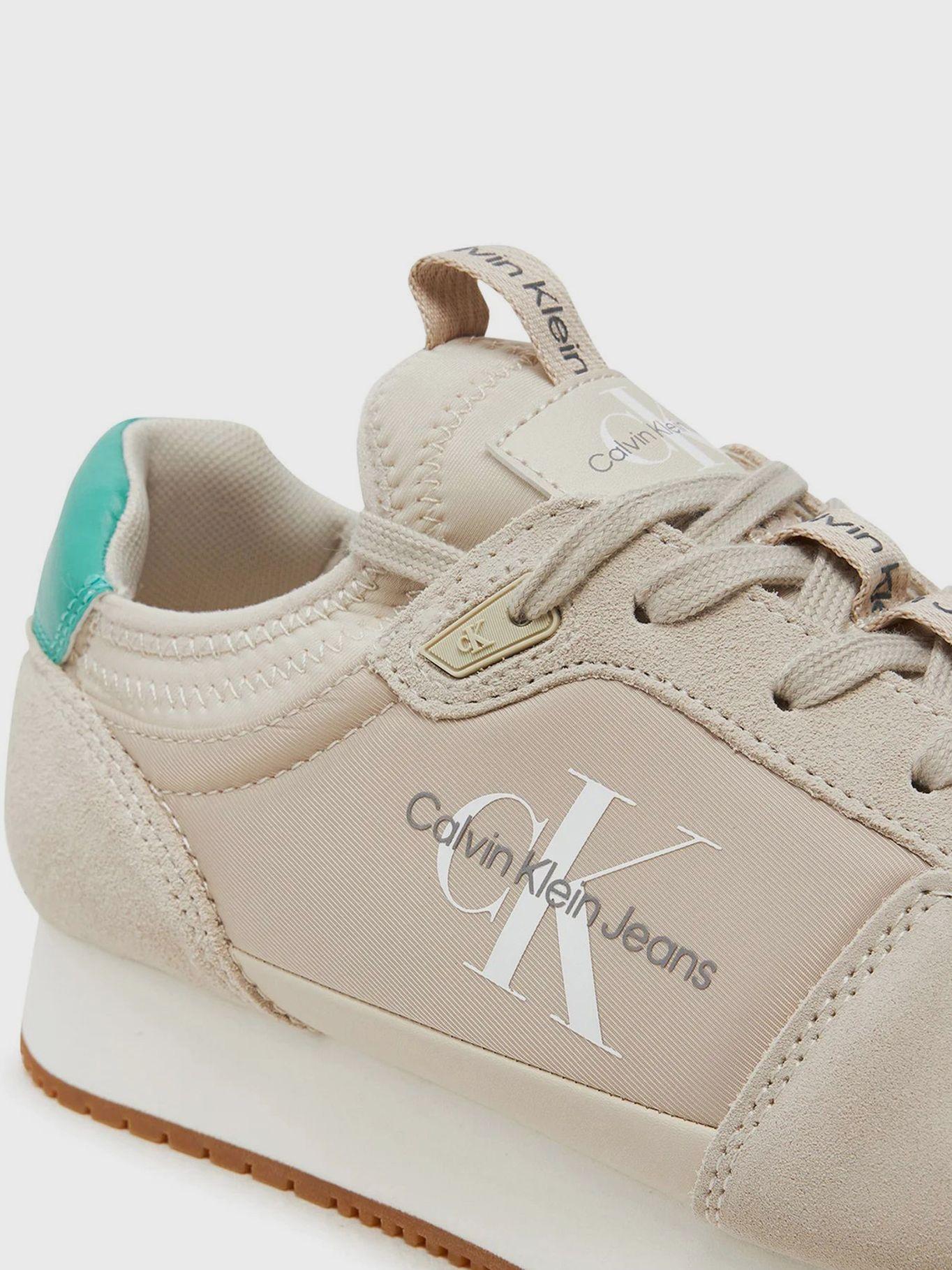 Zapatillas Runner Sock Laceup Ny Beige Calvin Klein-5