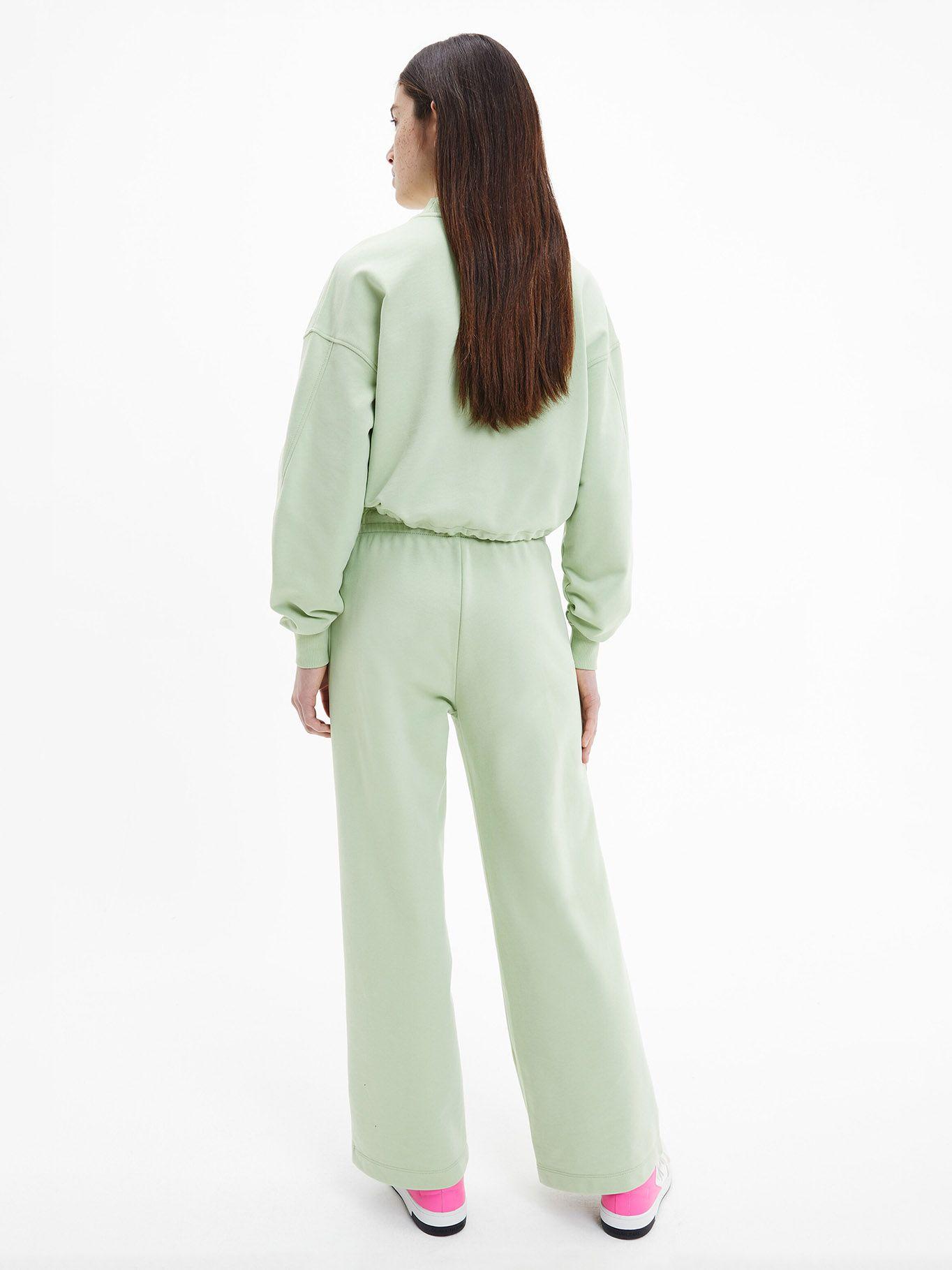 Polerón Stacked Verde Calvin Klein-2