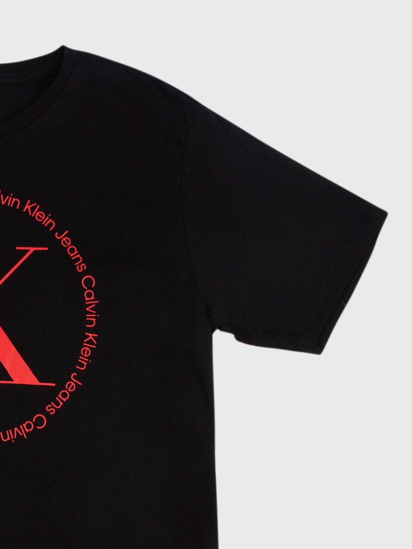 Polera Niño Roundabout Negro Calvin Klein-3