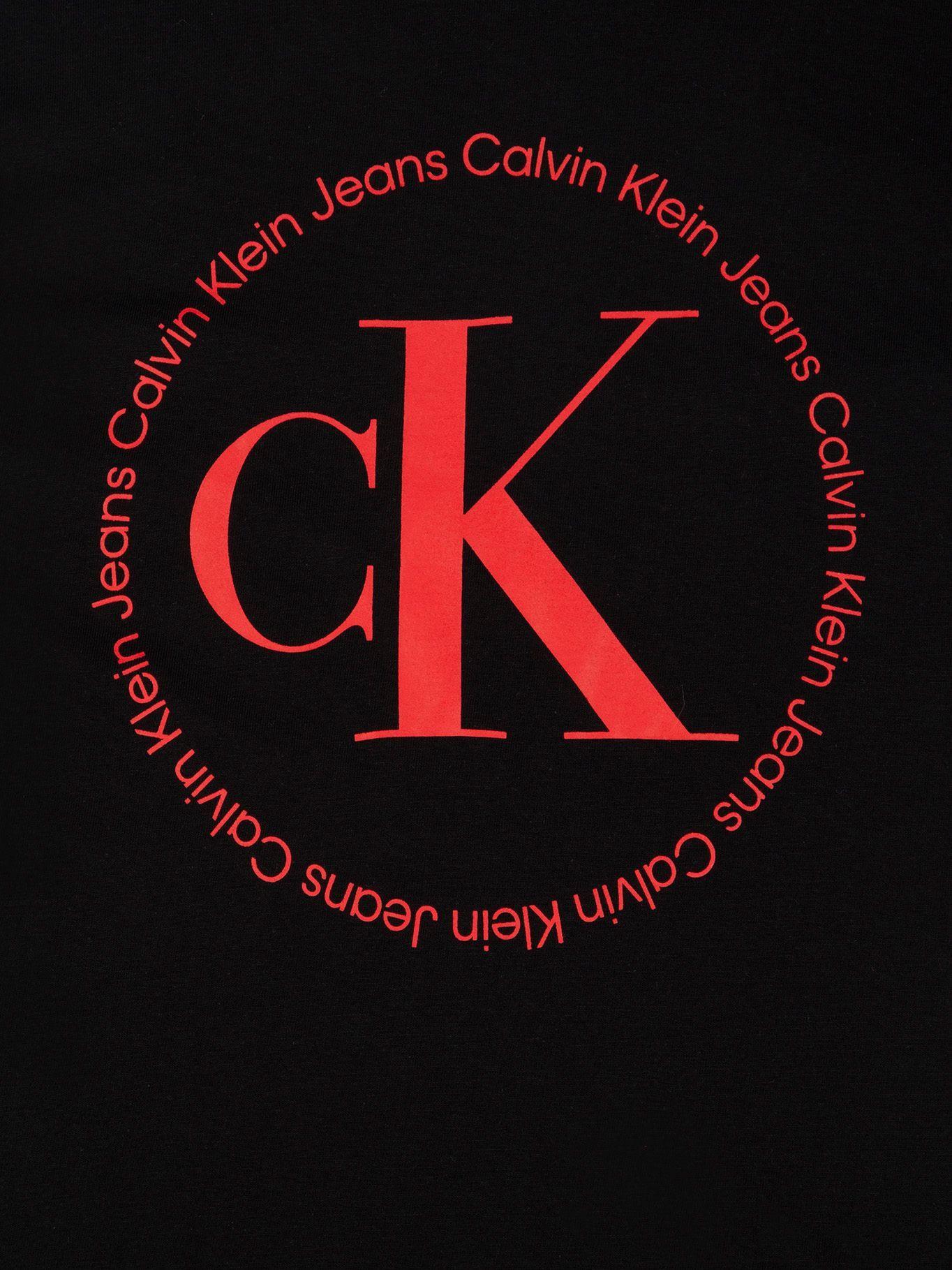 Polera Niño Roundabout Negro Calvin Klein-2