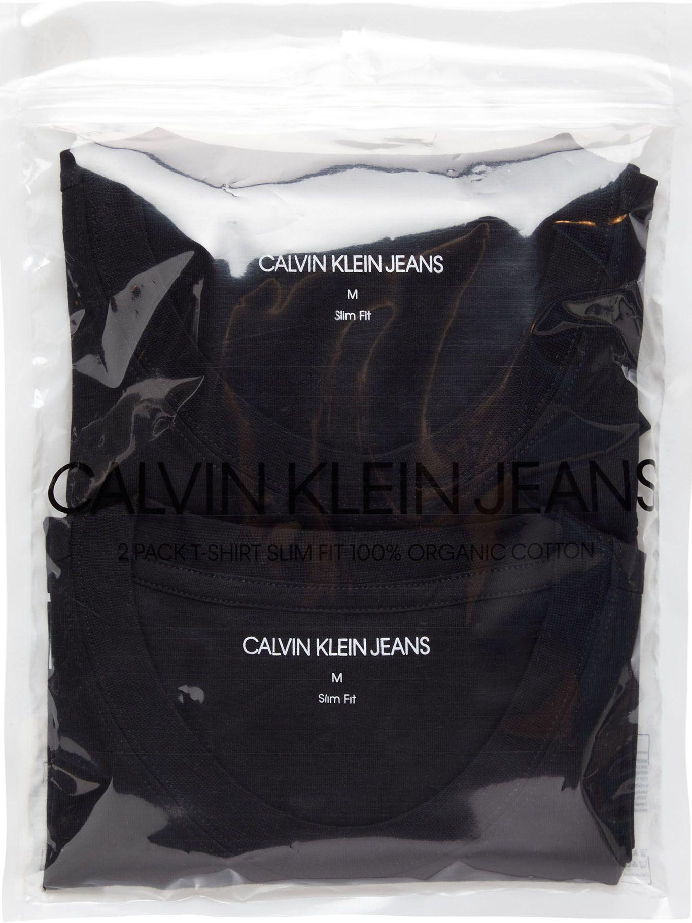 Polera 2 Pack Institutional Negro Calvin Klein-1
