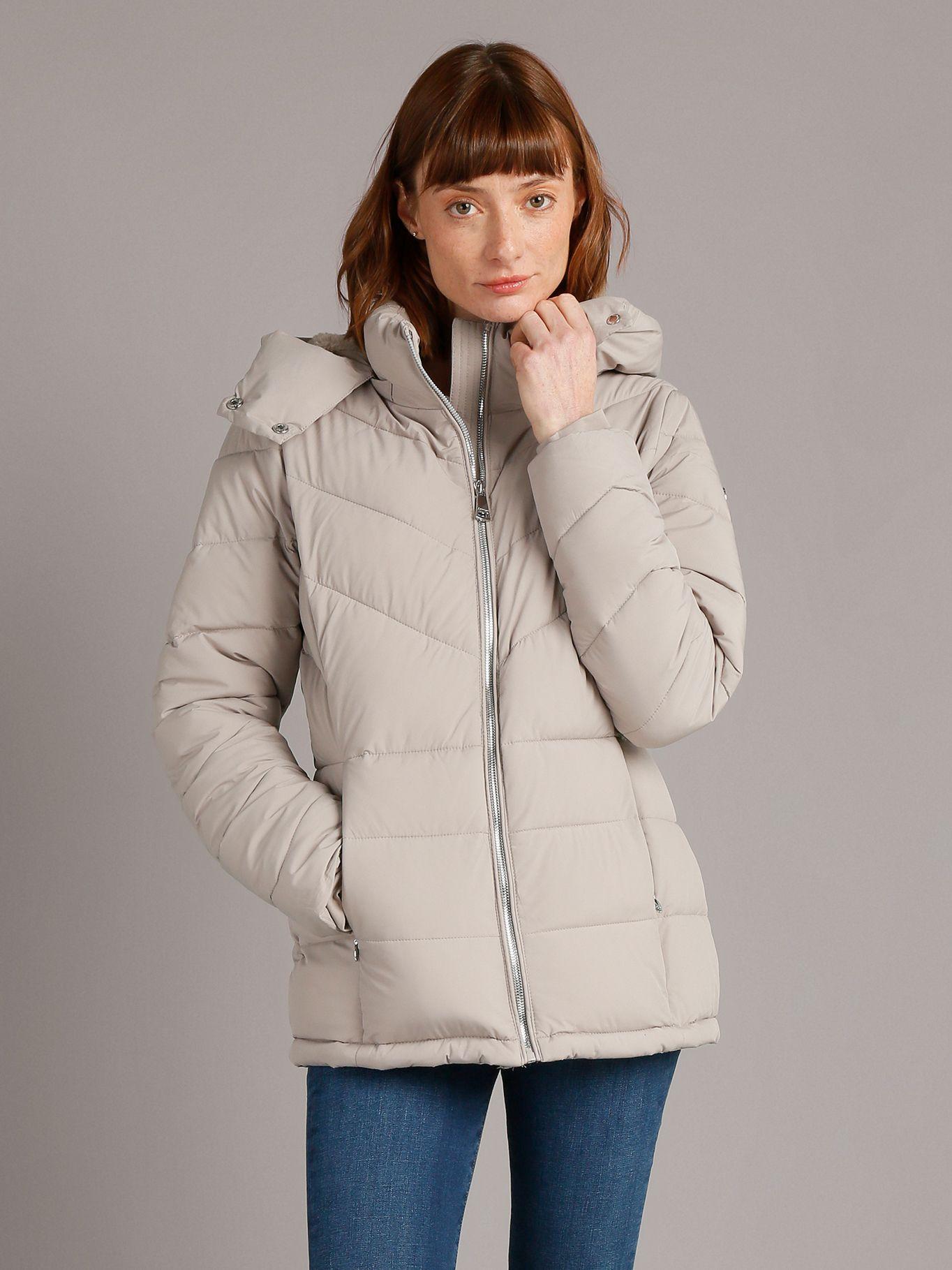 Parka Strech Packable Beige Calvin Klein-0