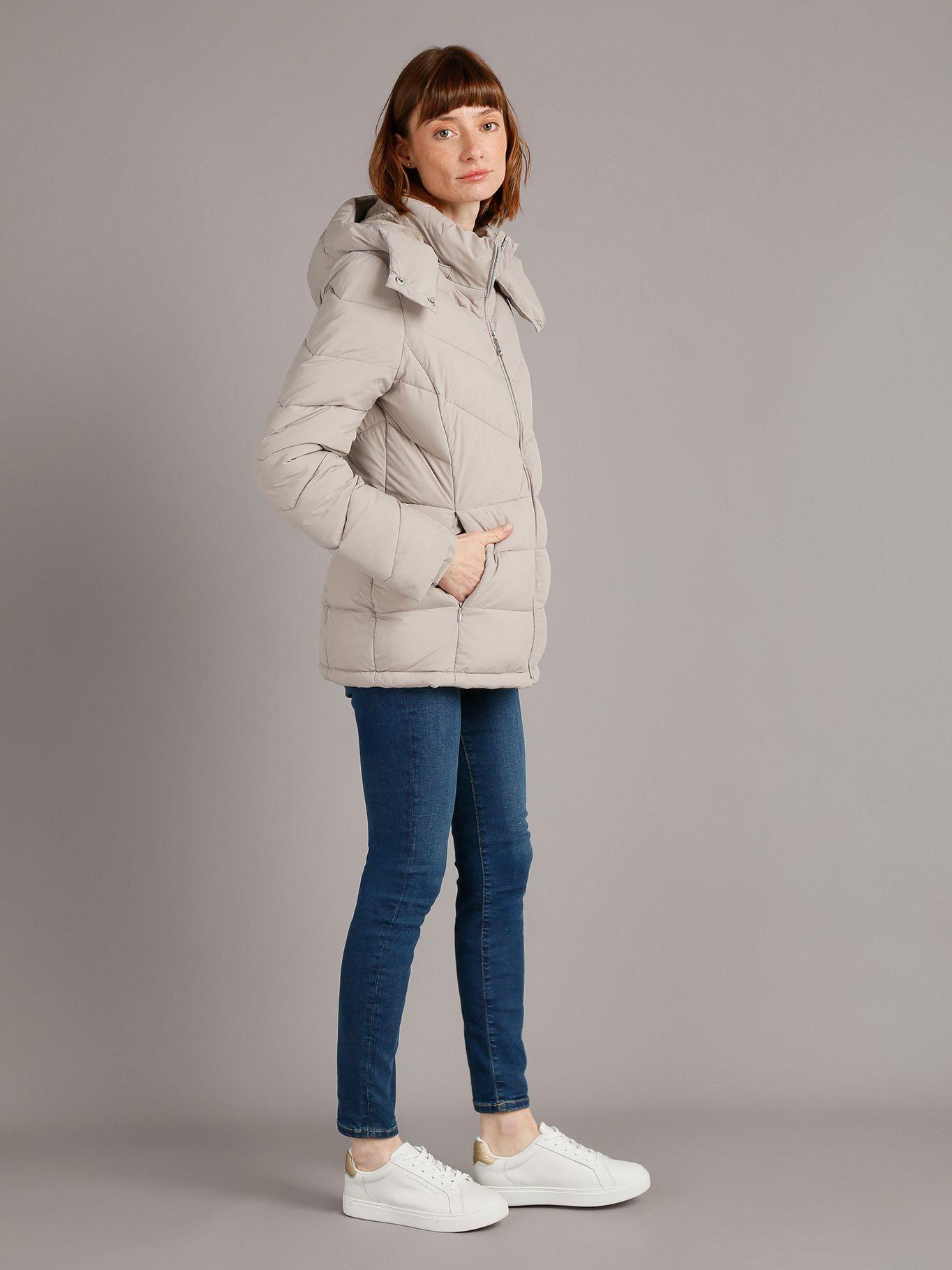 Parka Strech Packable Beige Calvin Klein-1