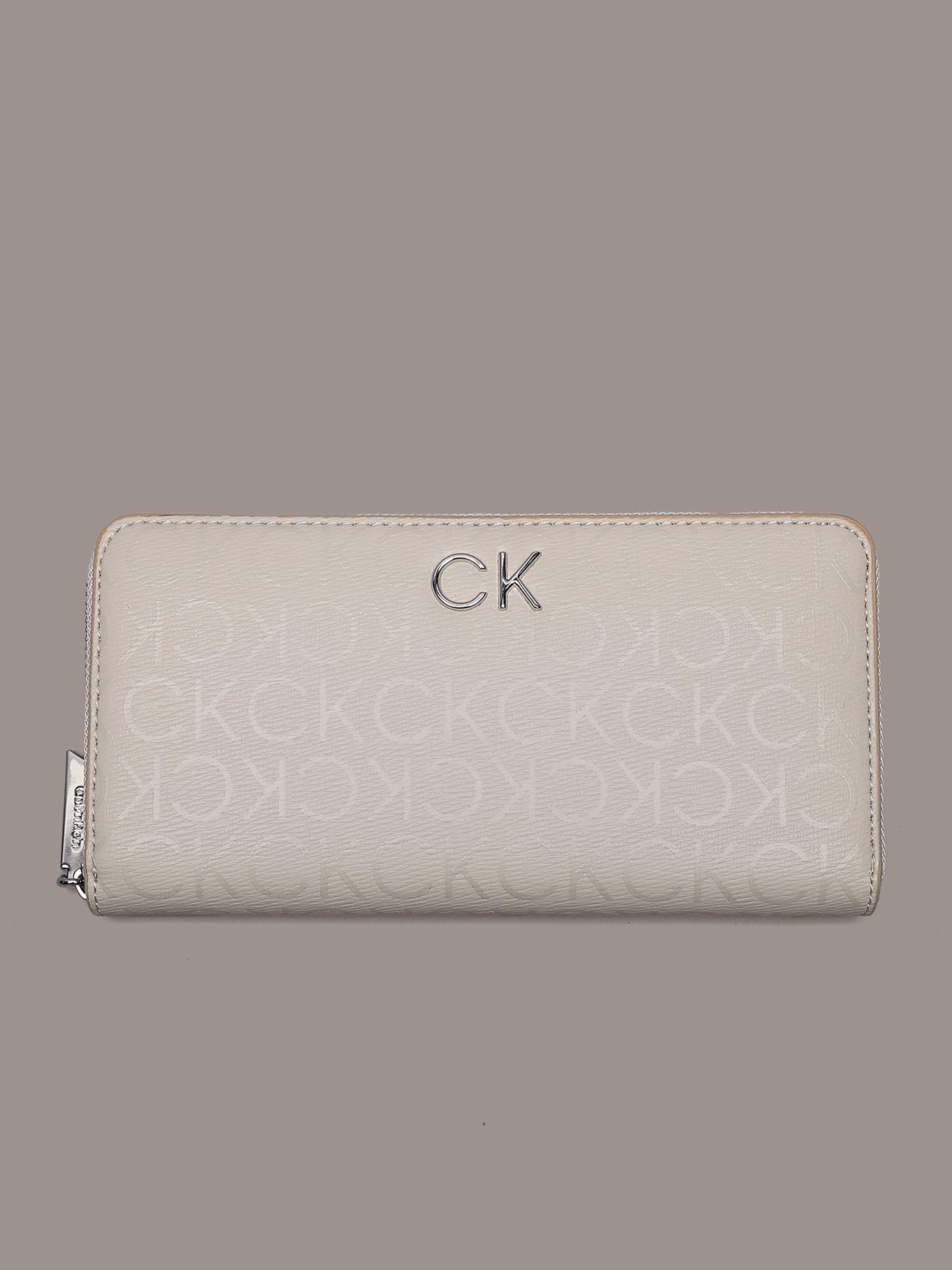 Billetera Ck Daily Mono Beige Calvin Klein-0