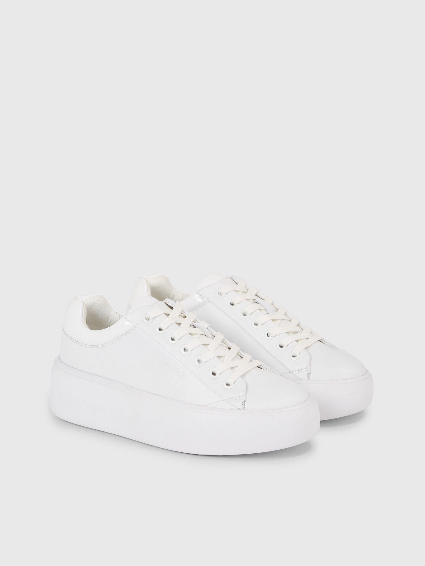 Zapatilla Bobble Cupsole Lace Up Blanco Calvin Klein-0