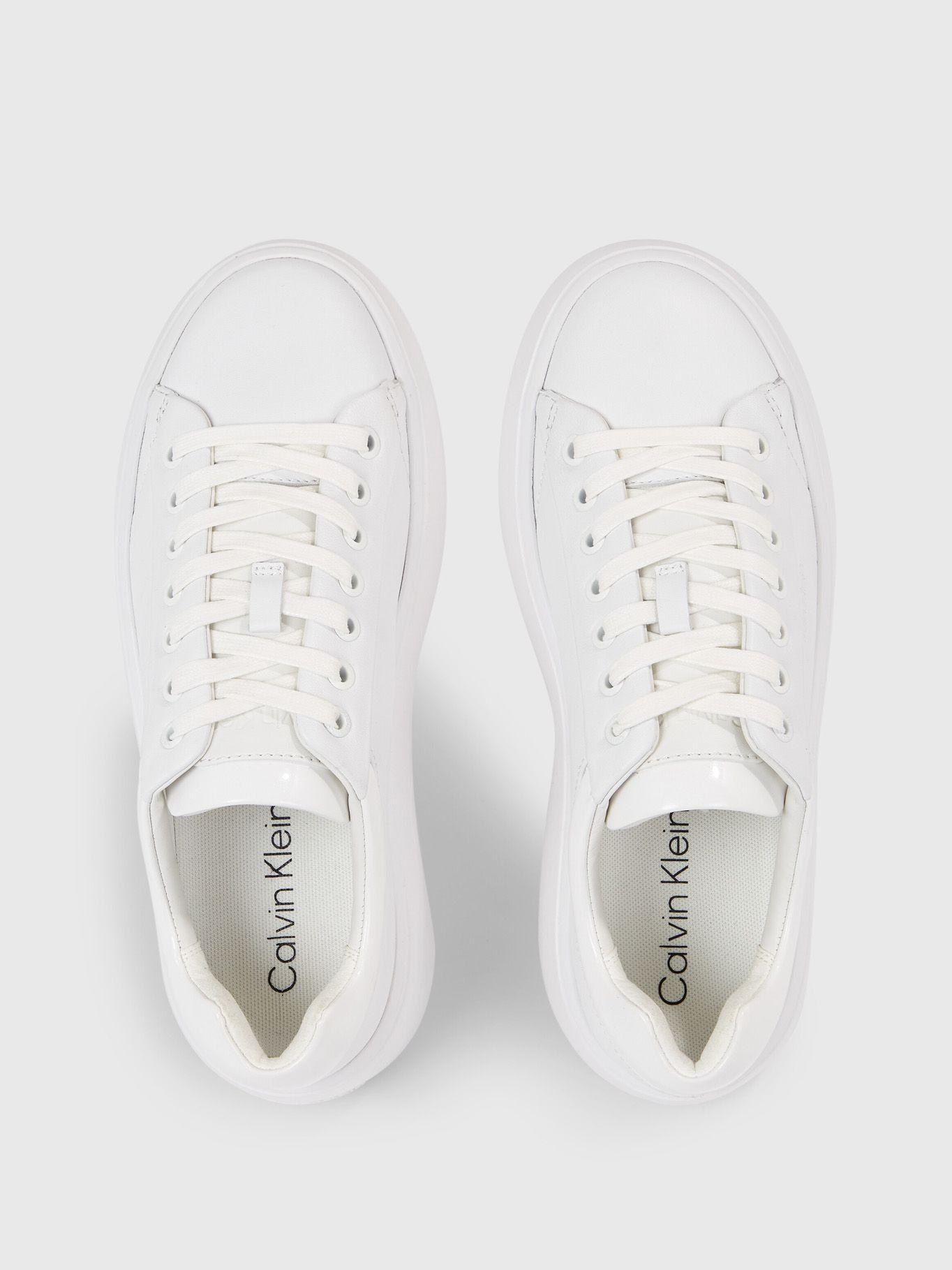 Zapatilla Bobble Cupsole Lace Up Blanco Calvin Klein-2