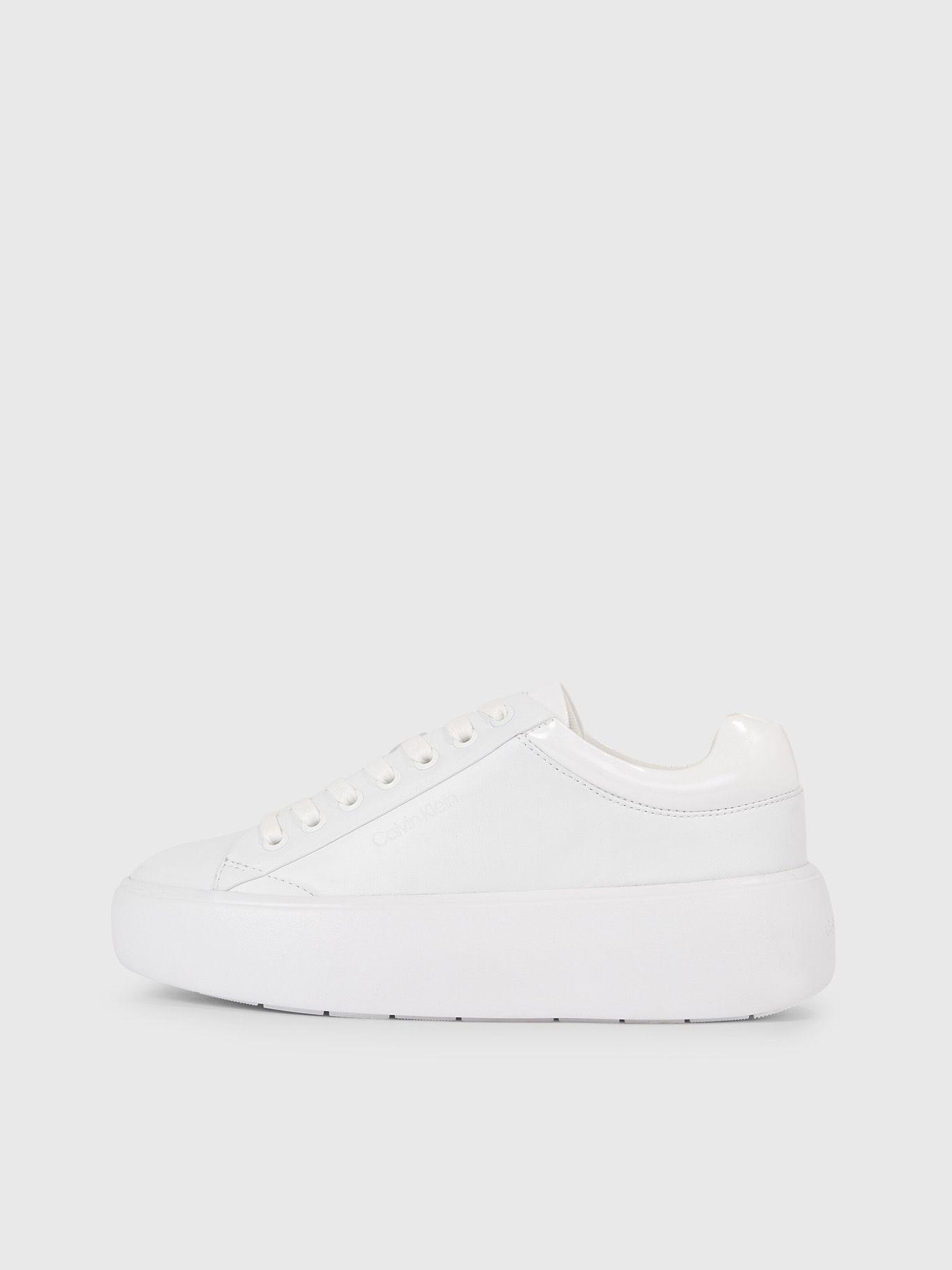 Zapatilla Bobble Cupsole Lace Up Blanco Calvin Klein-5