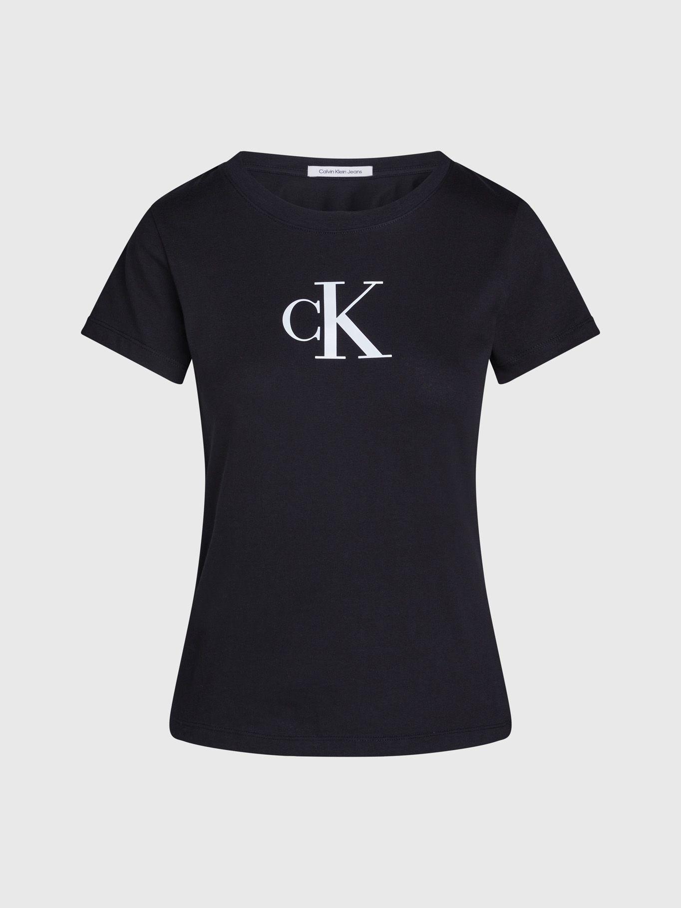 Polera Satin Ck Slim Negro Calvin Klein-4