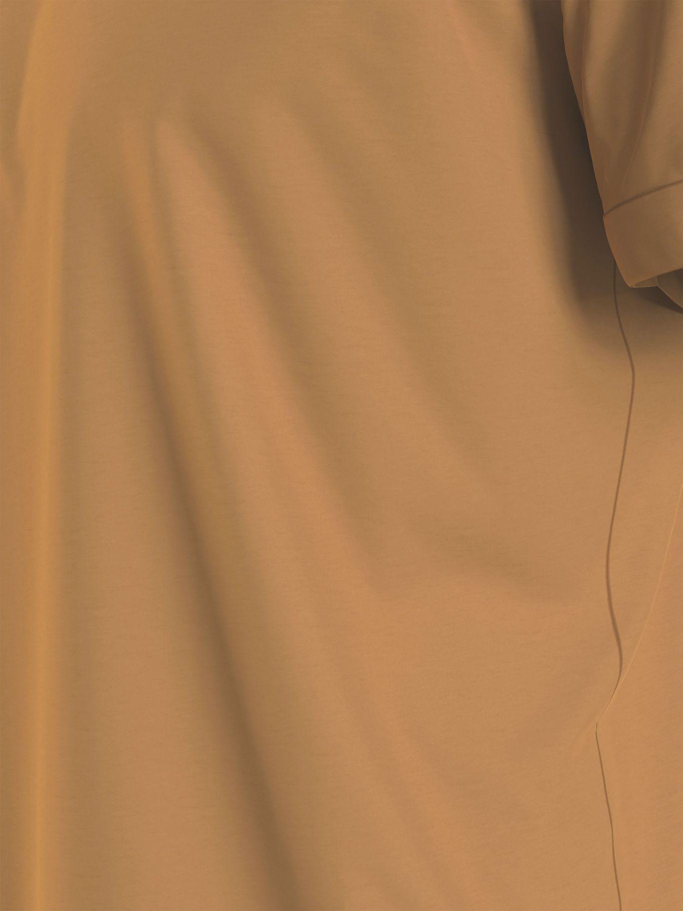Polera Badge Turn Cafe Calvin Klein-4