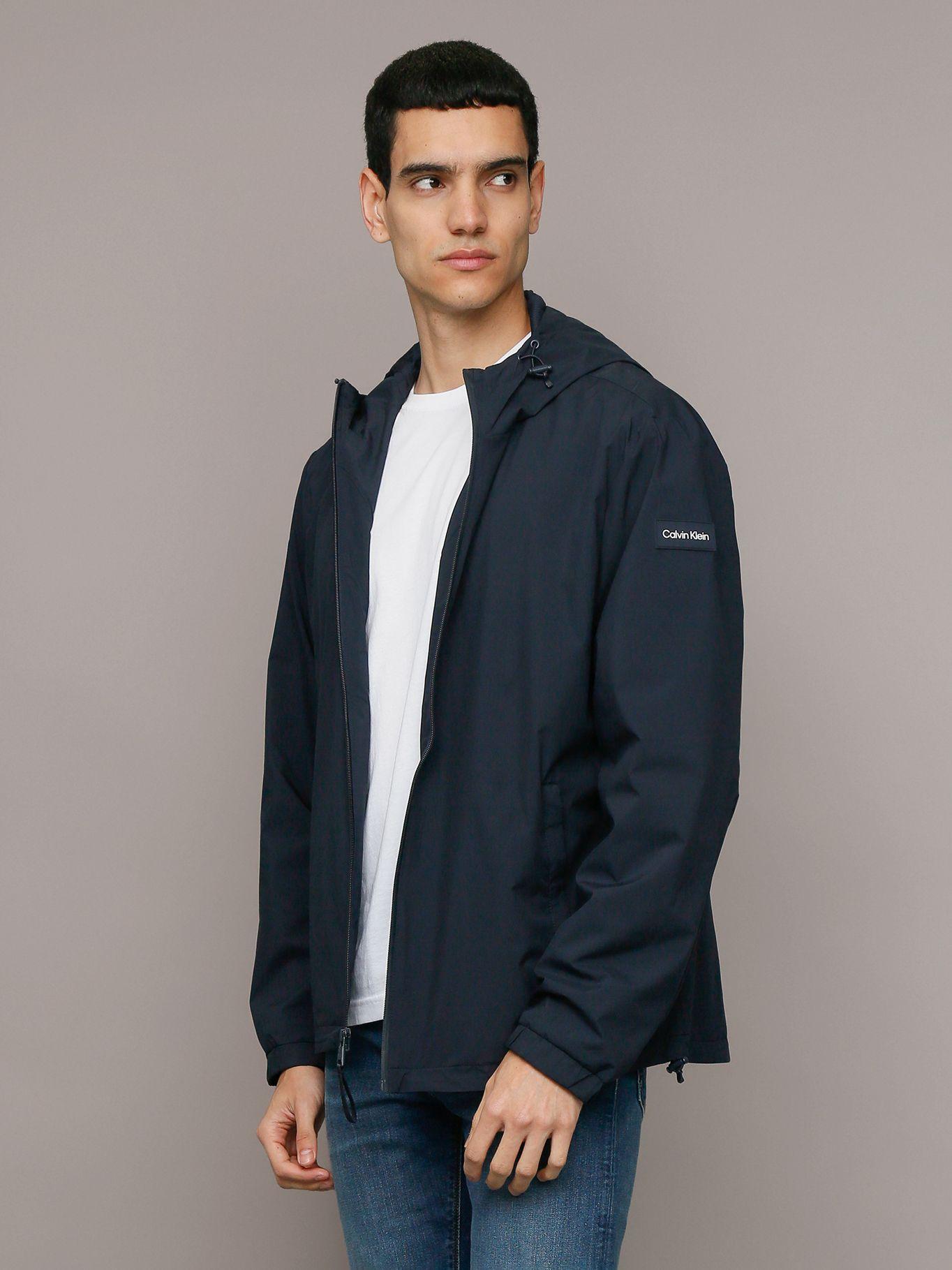 Cortaviento Stretch Azul Calvin Klein-0
