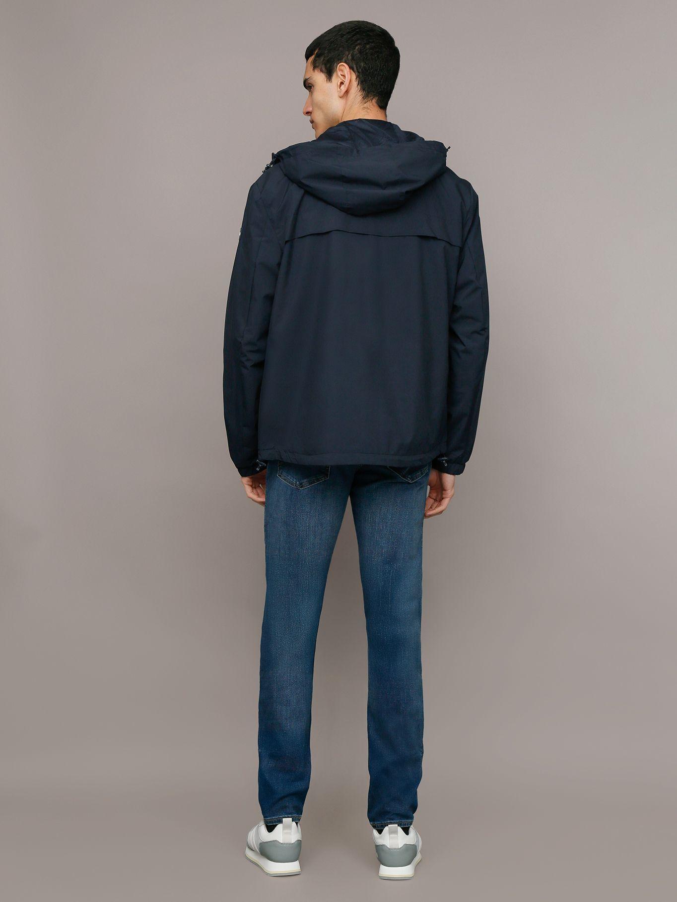 Cortaviento Stretch Azul Calvin Klein-2