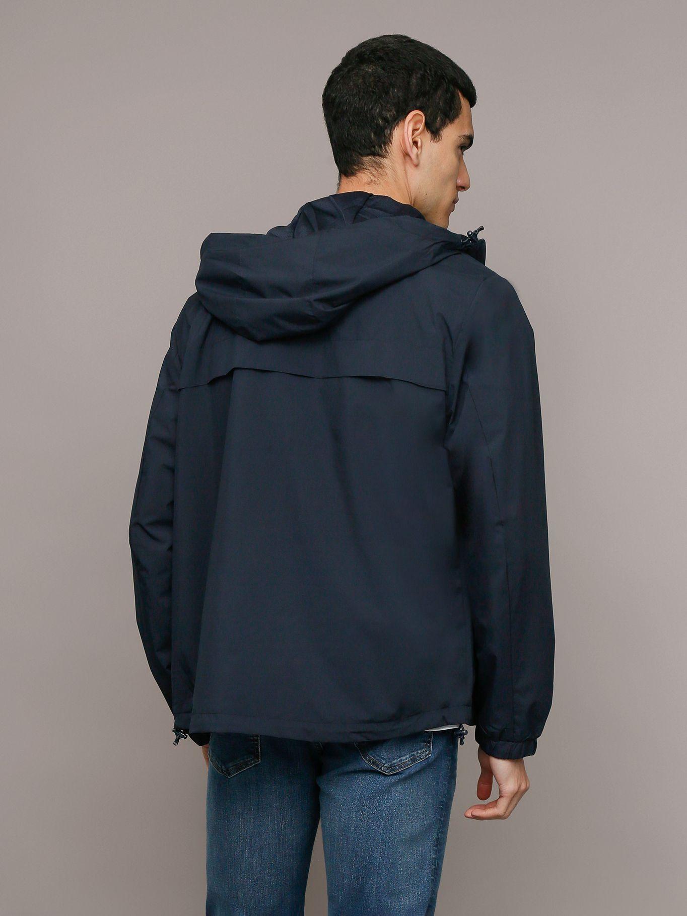 Cortaviento Stretch Azul Calvin Klein-3